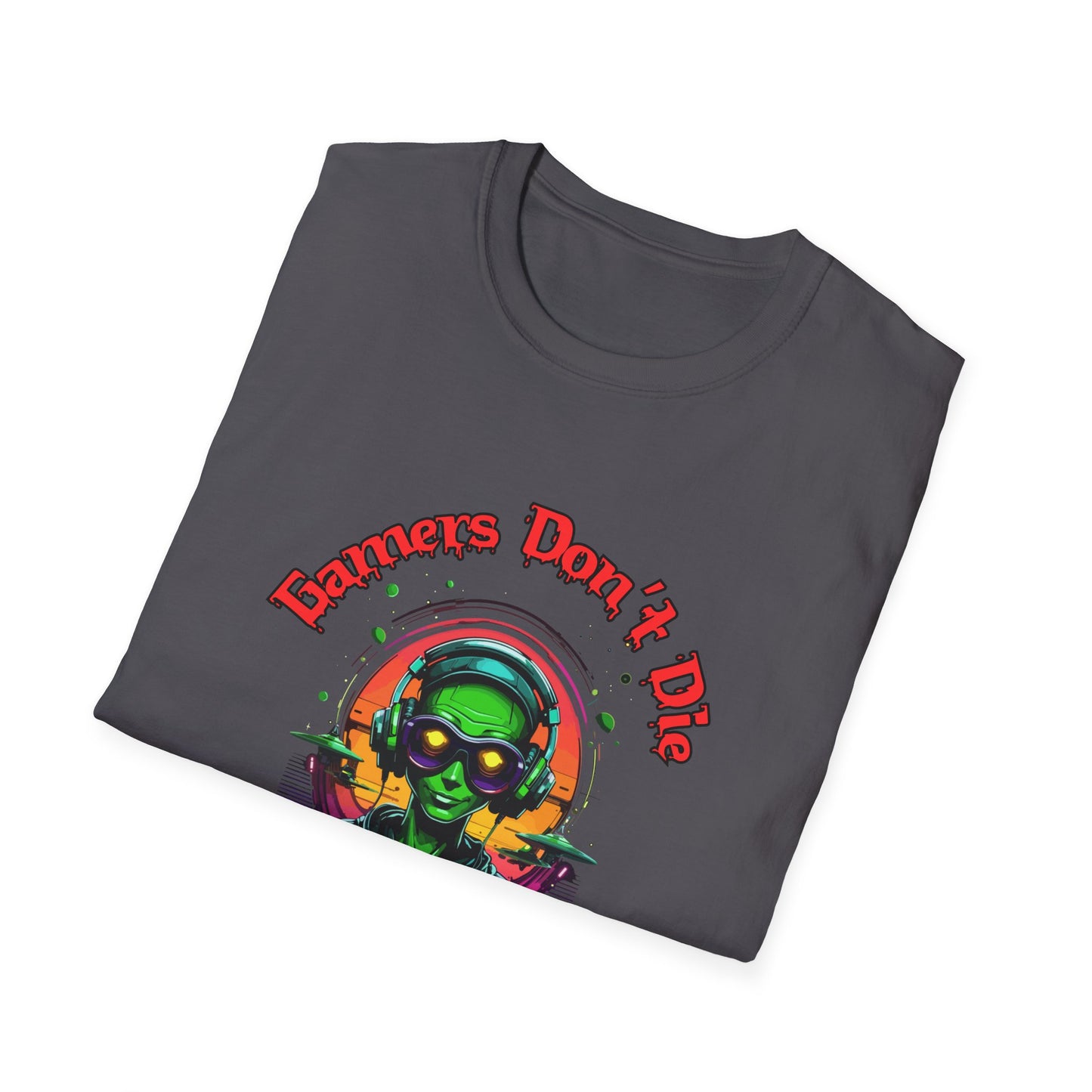 Gamer's Don't Die- Men's Softstyle T-Shirt