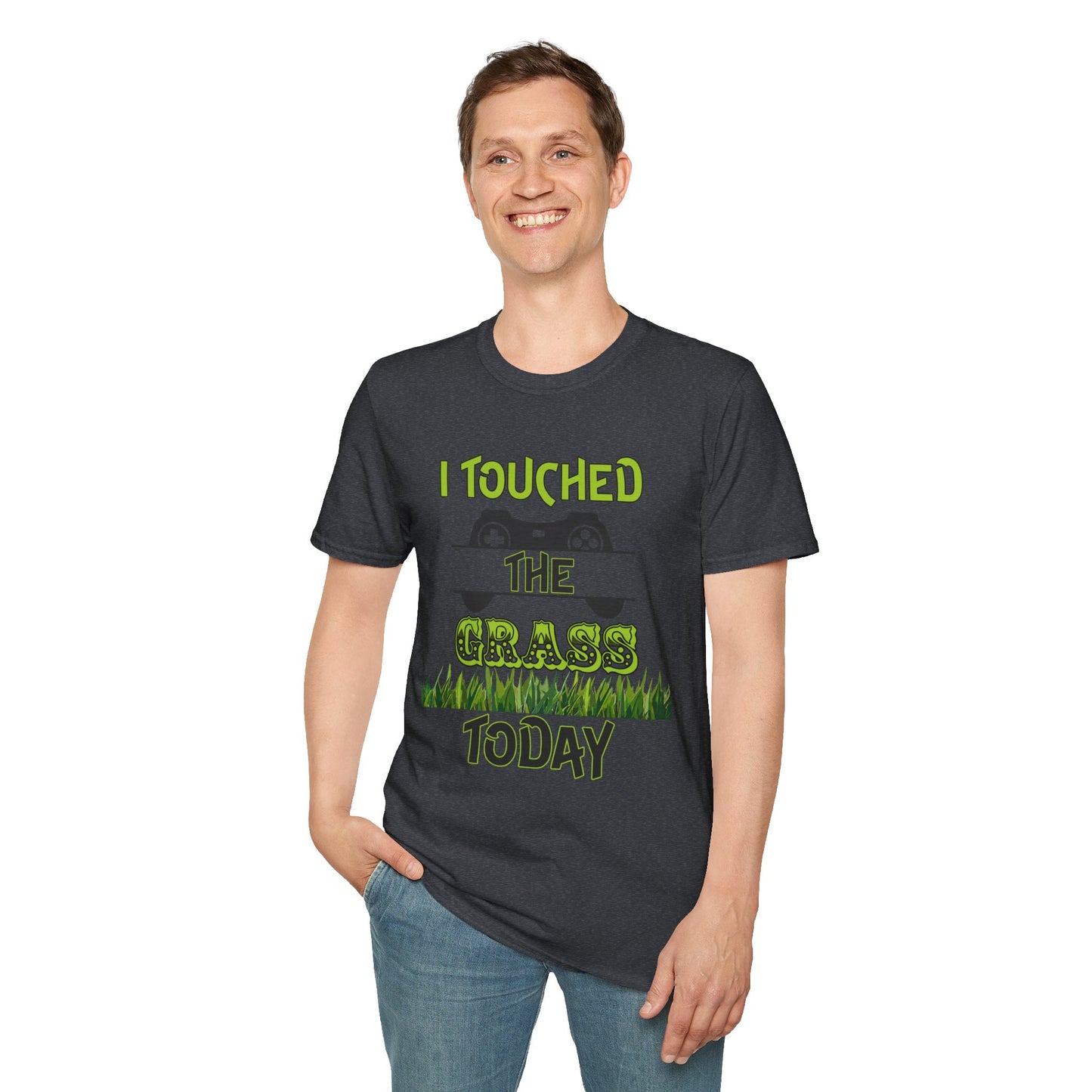 I Touched The Grass-  Men's Softstyle T-Shirt