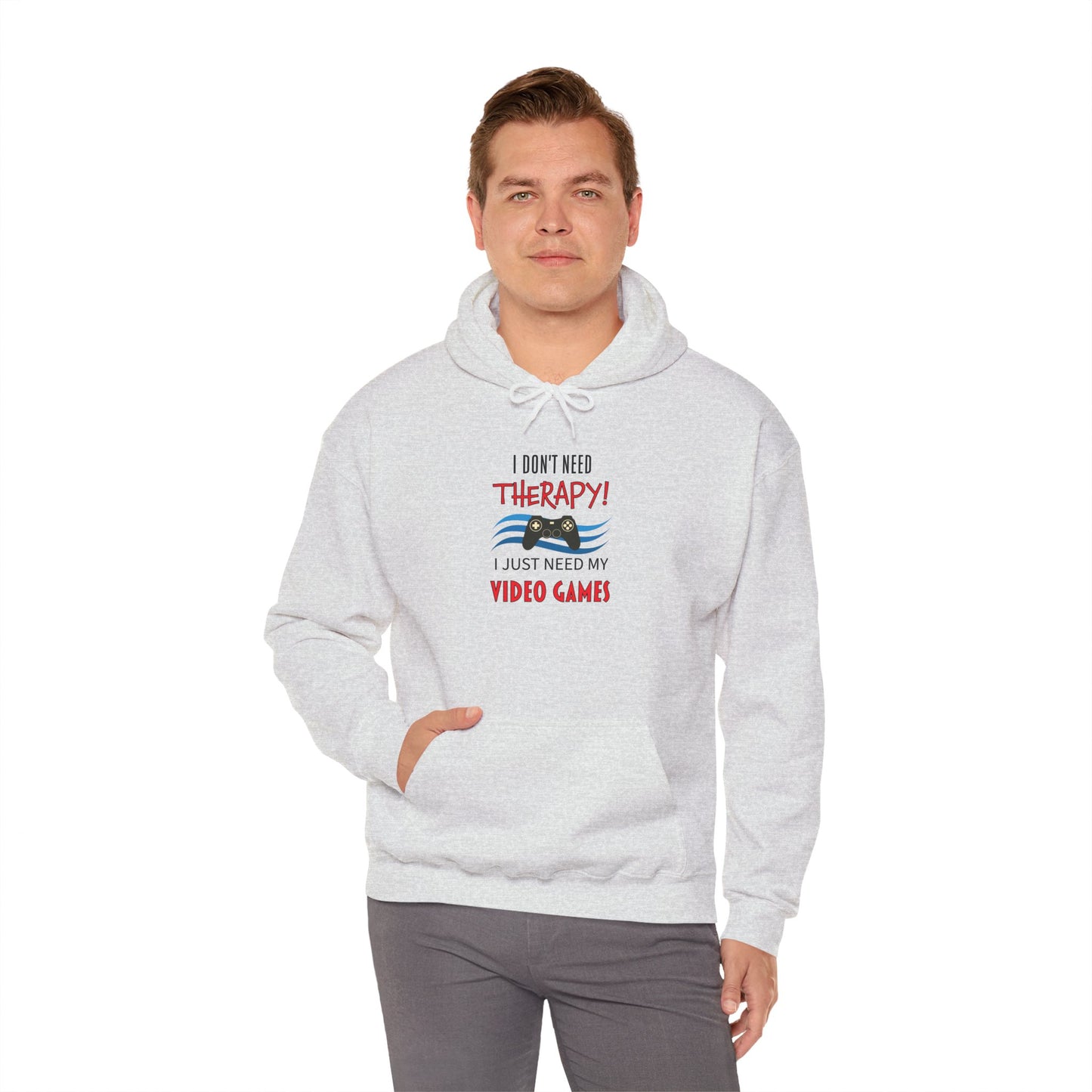 I Don't Need Therapy- Men's Heavy Blend™ Hoodie