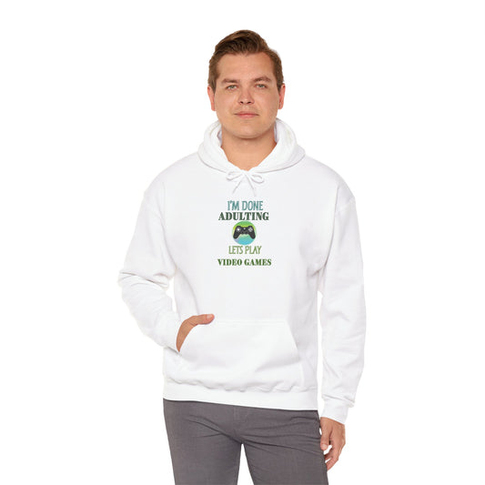 I'm Done Adulting- Men's Heavy Blend™ Hoodie