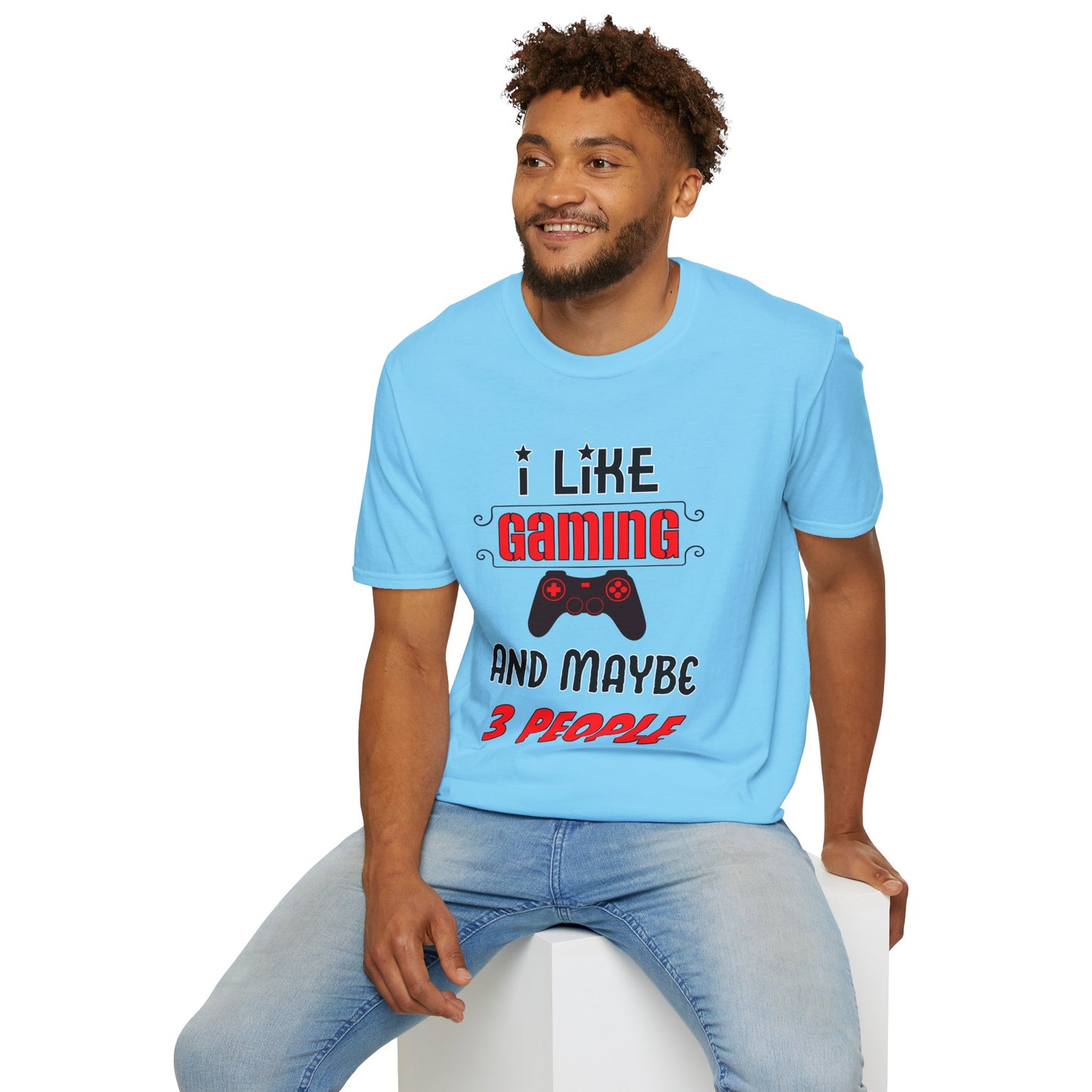 I Like Gaming- Men's Softstyle T-Shirt