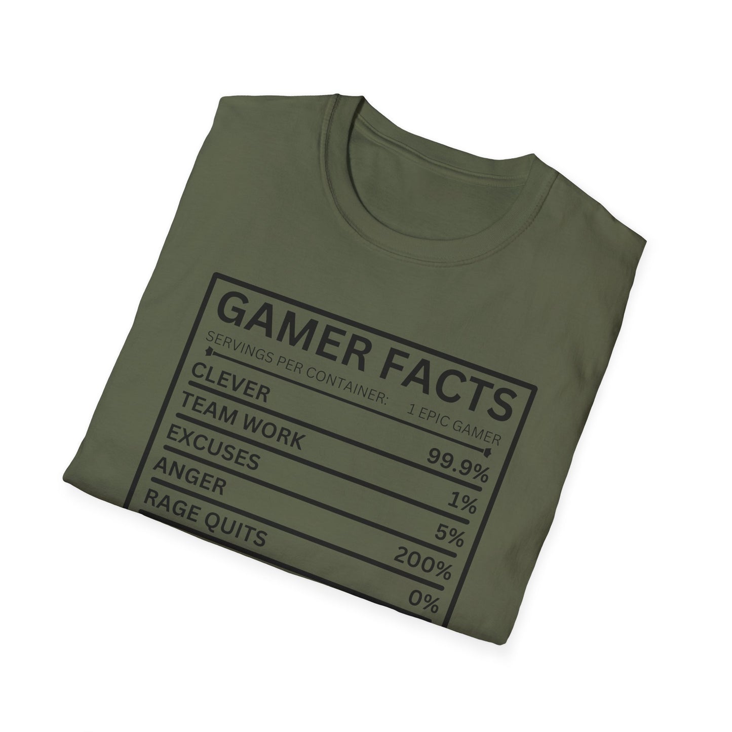 Gamer Facts- Men's Softstyle T-Shirt