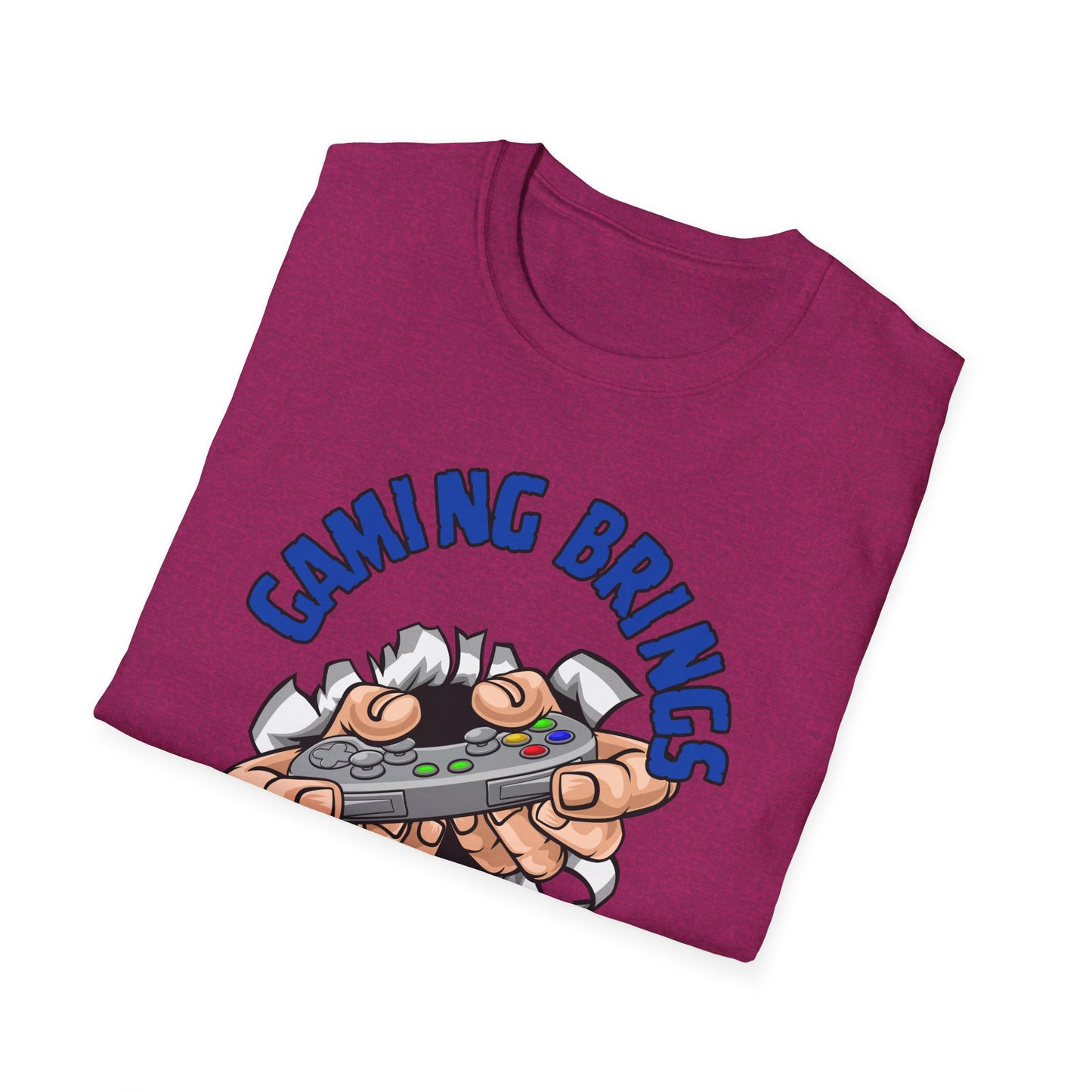 Gaming Brings People Together- Women's Softstyle T-Shirt