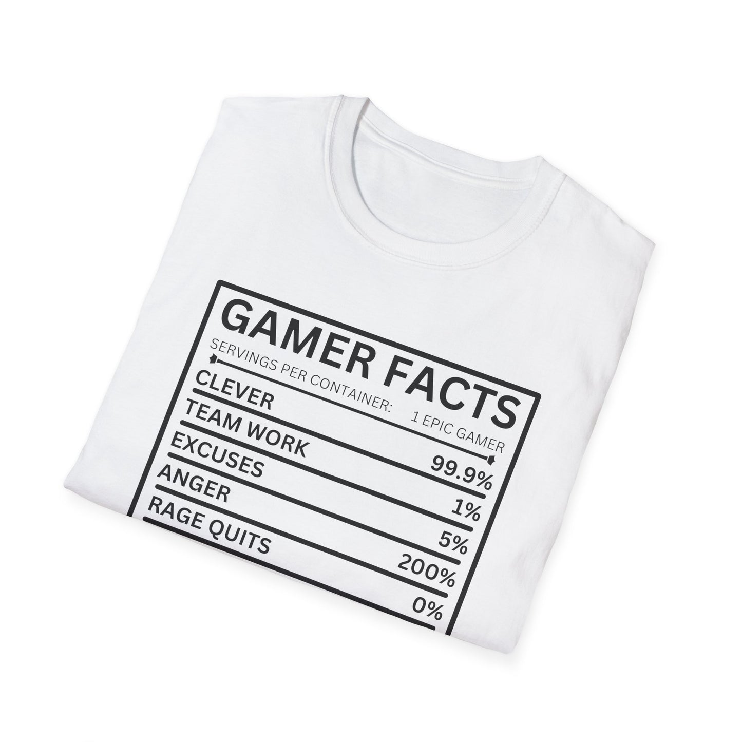 Gamer Facts- Women's Softstyle T-Shirt