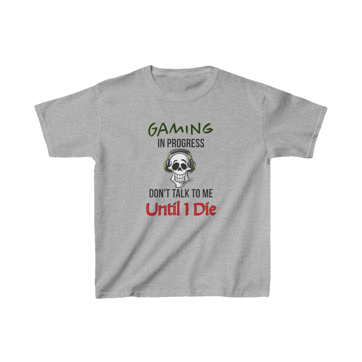 Gaming In Progress- Kids Heavy Cotton™ Tee