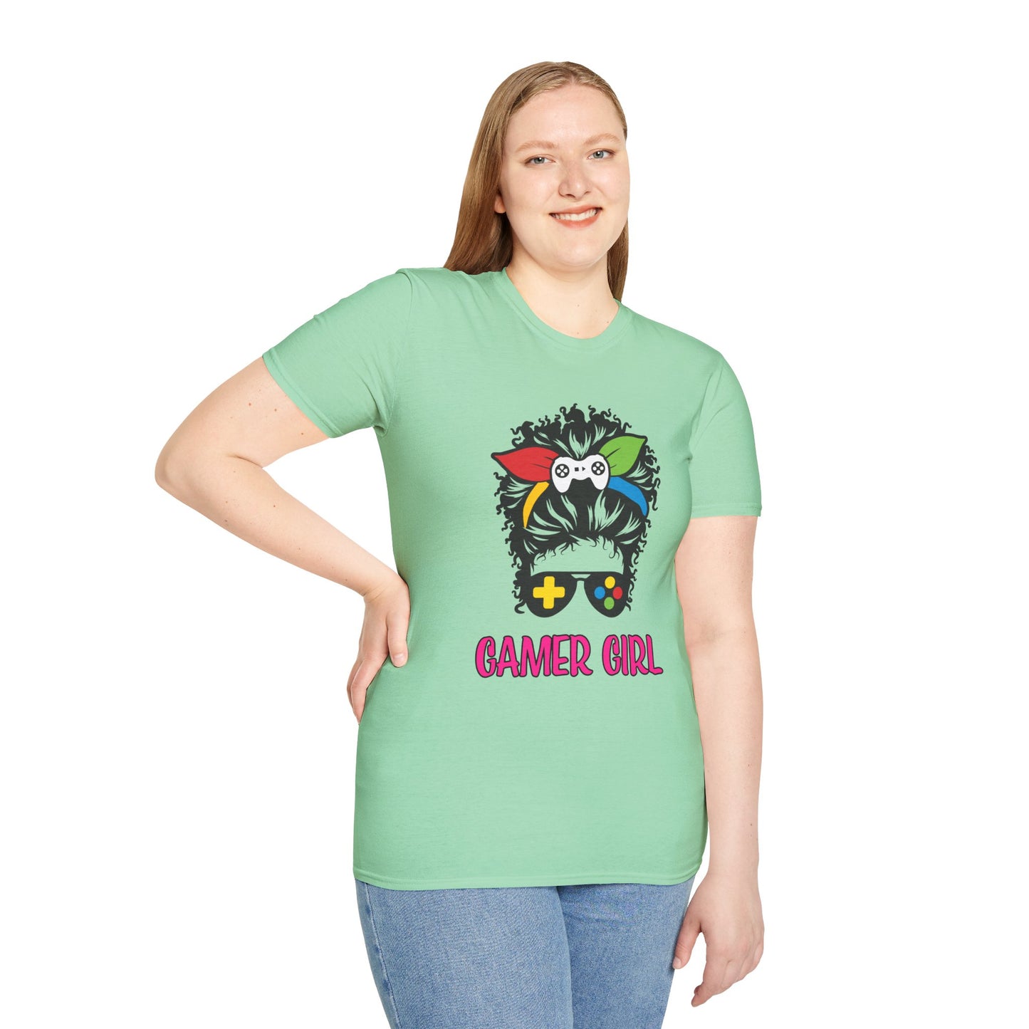 Gamer Girl- Women's Softstyle T-Shirt