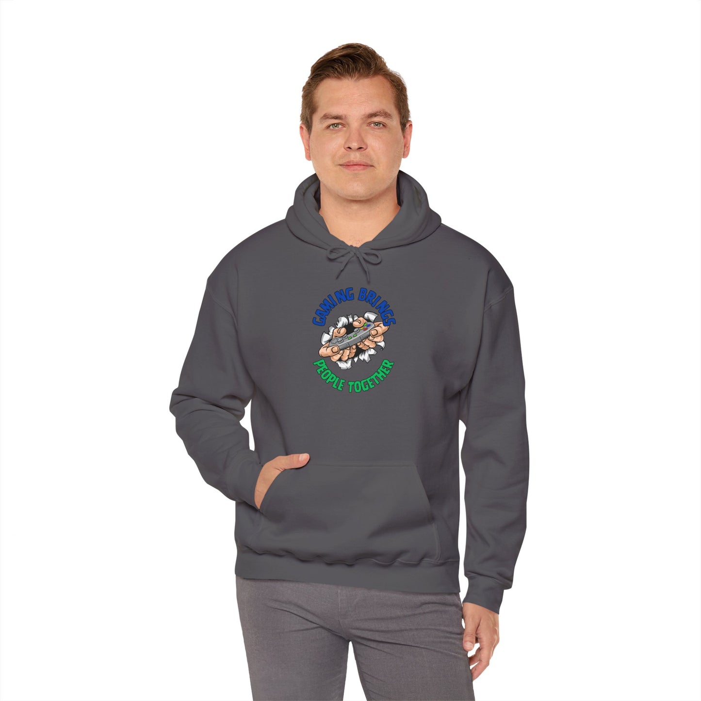 Gaming Brings- Men's Heavy Blend™ Hoodie