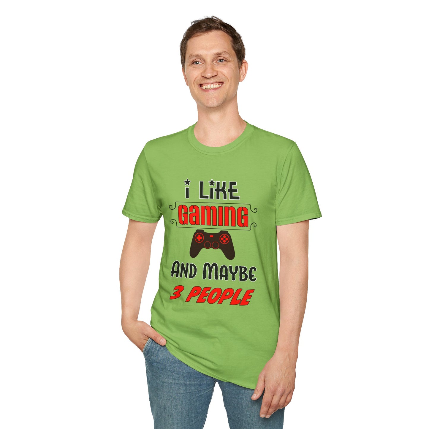 I Like Gaming- Men's Softstyle T-Shirt