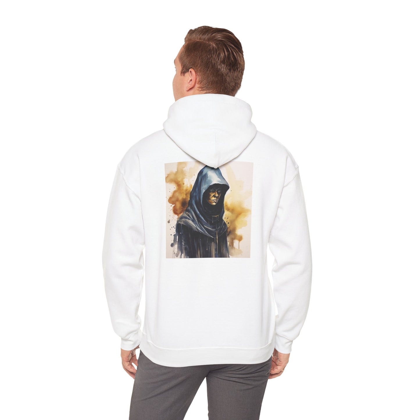 Hooded Figure- Men's Heavy Blend™ Hoodie