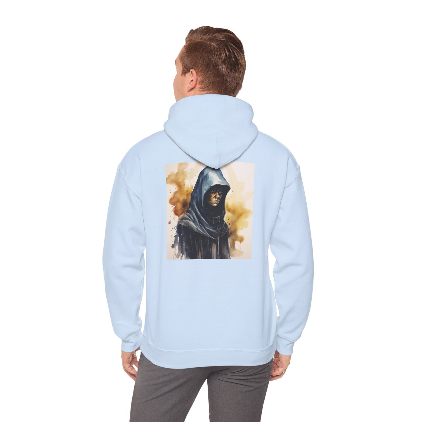 Hooded Figure- Men's Heavy Blend™ Hoodie