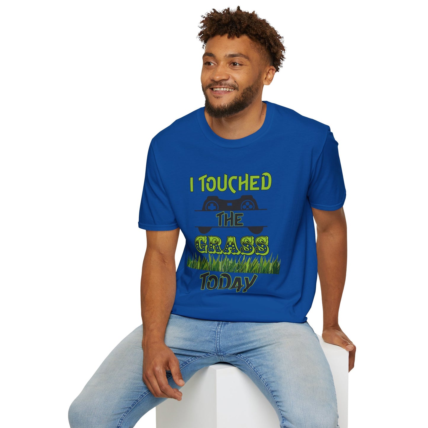 I Touched The Grass-  Men's Softstyle T-Shirt