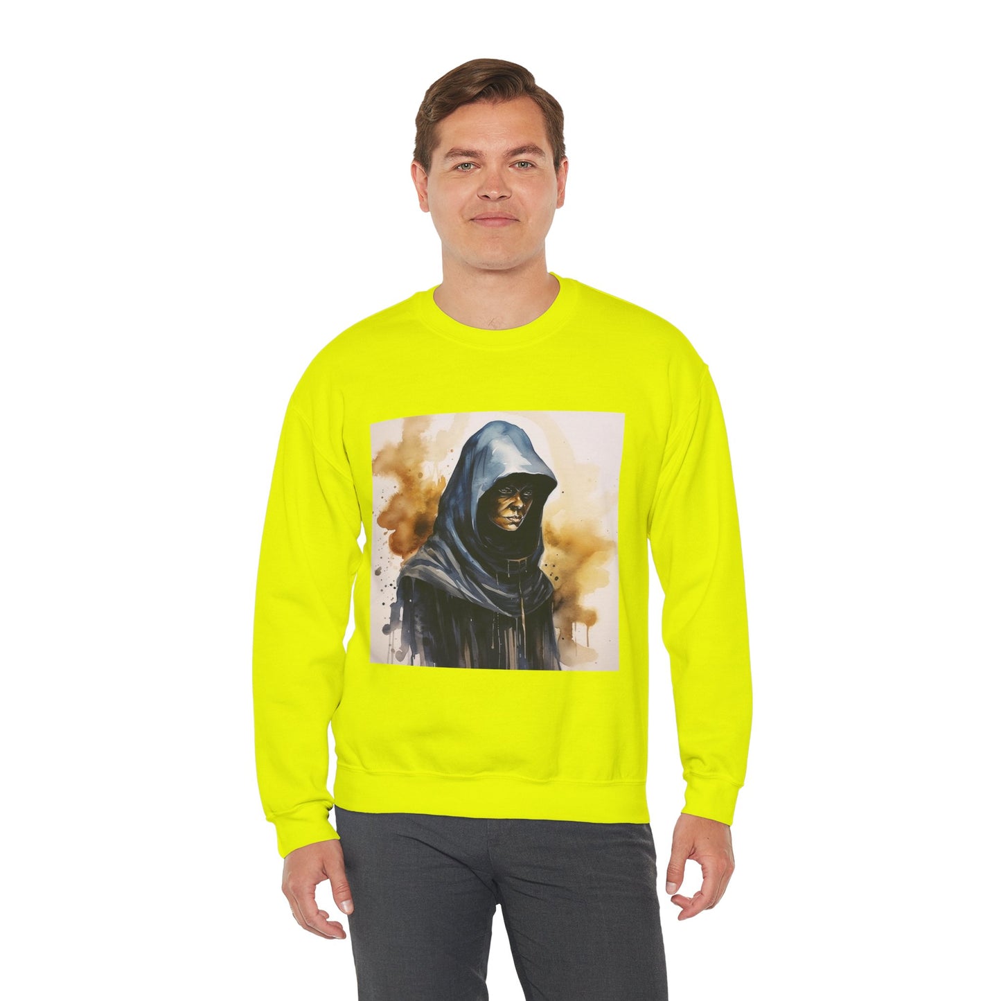 Hooded Figure- Men's Sweatshirt