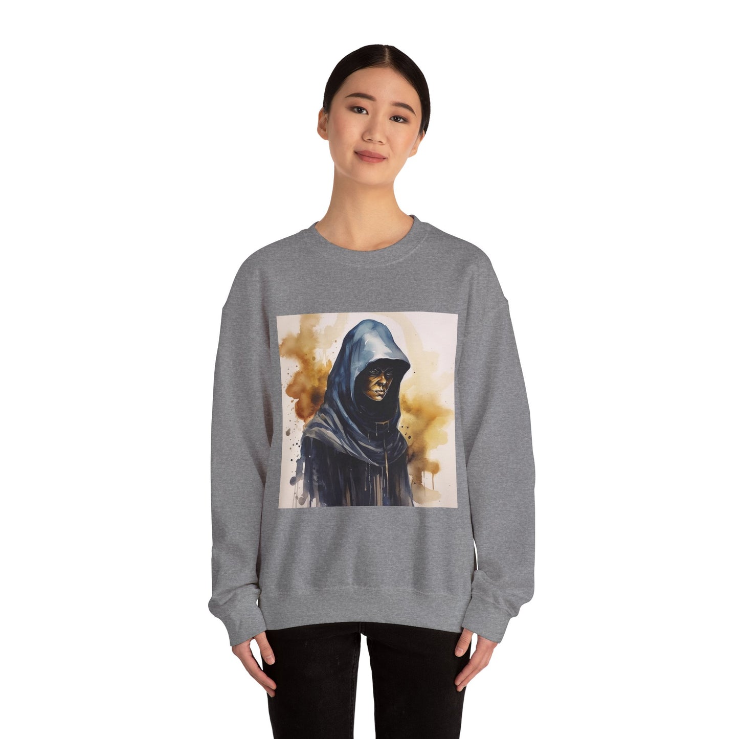 Hooded Figure- Women's Sweatshirt