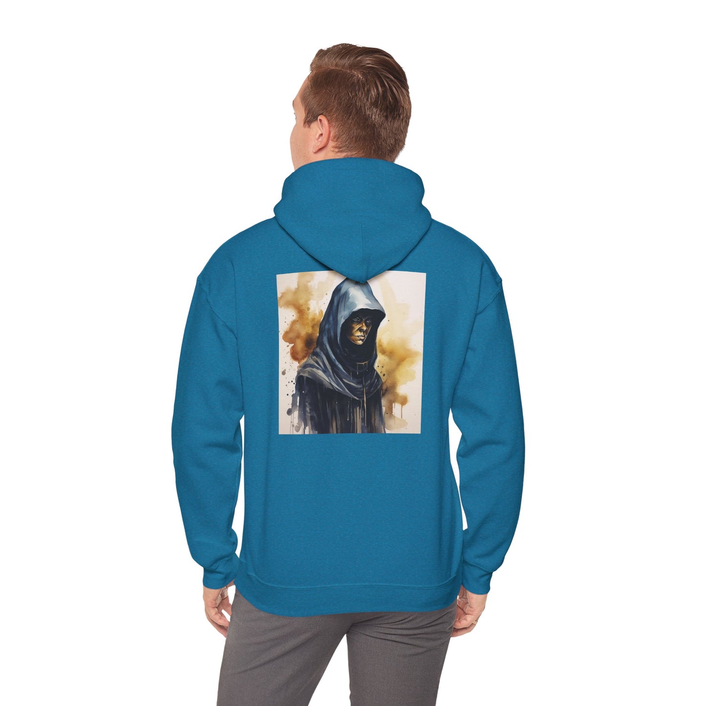 Hooded Figure- Men's Heavy Blend™ Hoodie