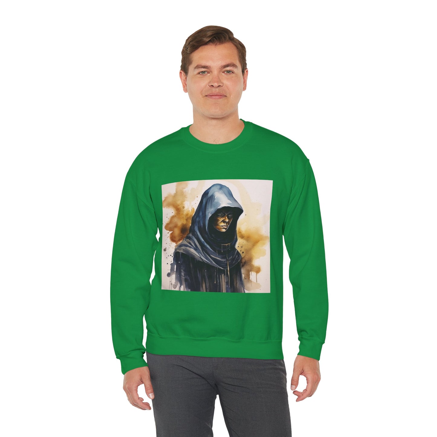 Hooded Figure- Men's Sweatshirt