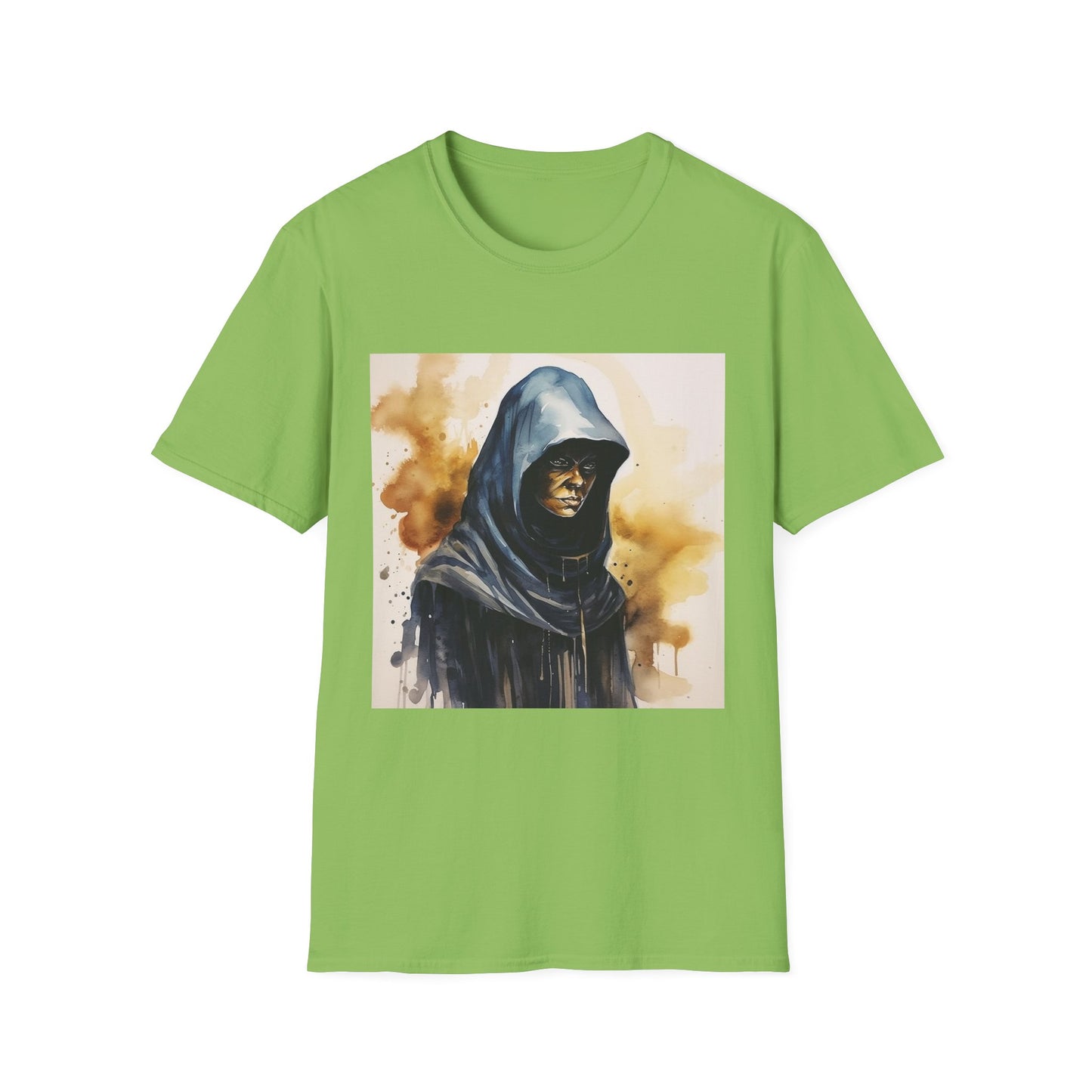 Hooded Figure- Men's Softstyle T-Shirt