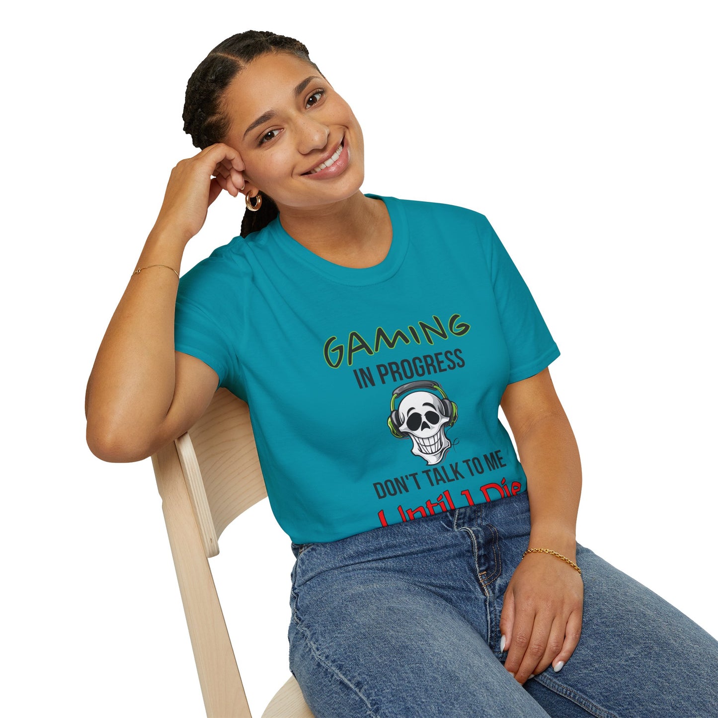 Gaming In Progress- Women's Softstyle T-Shirt