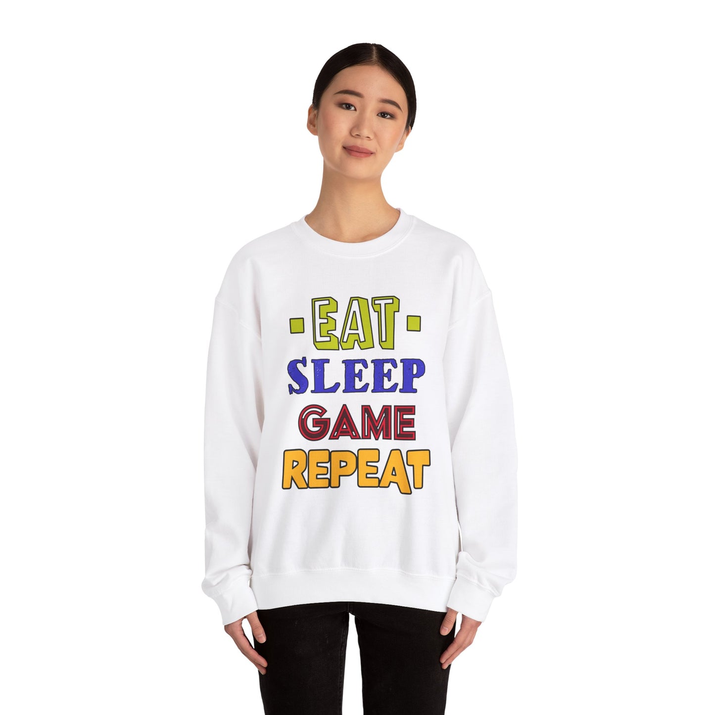 Eat Sleep Game Repeat- Women's  Sweatshirt