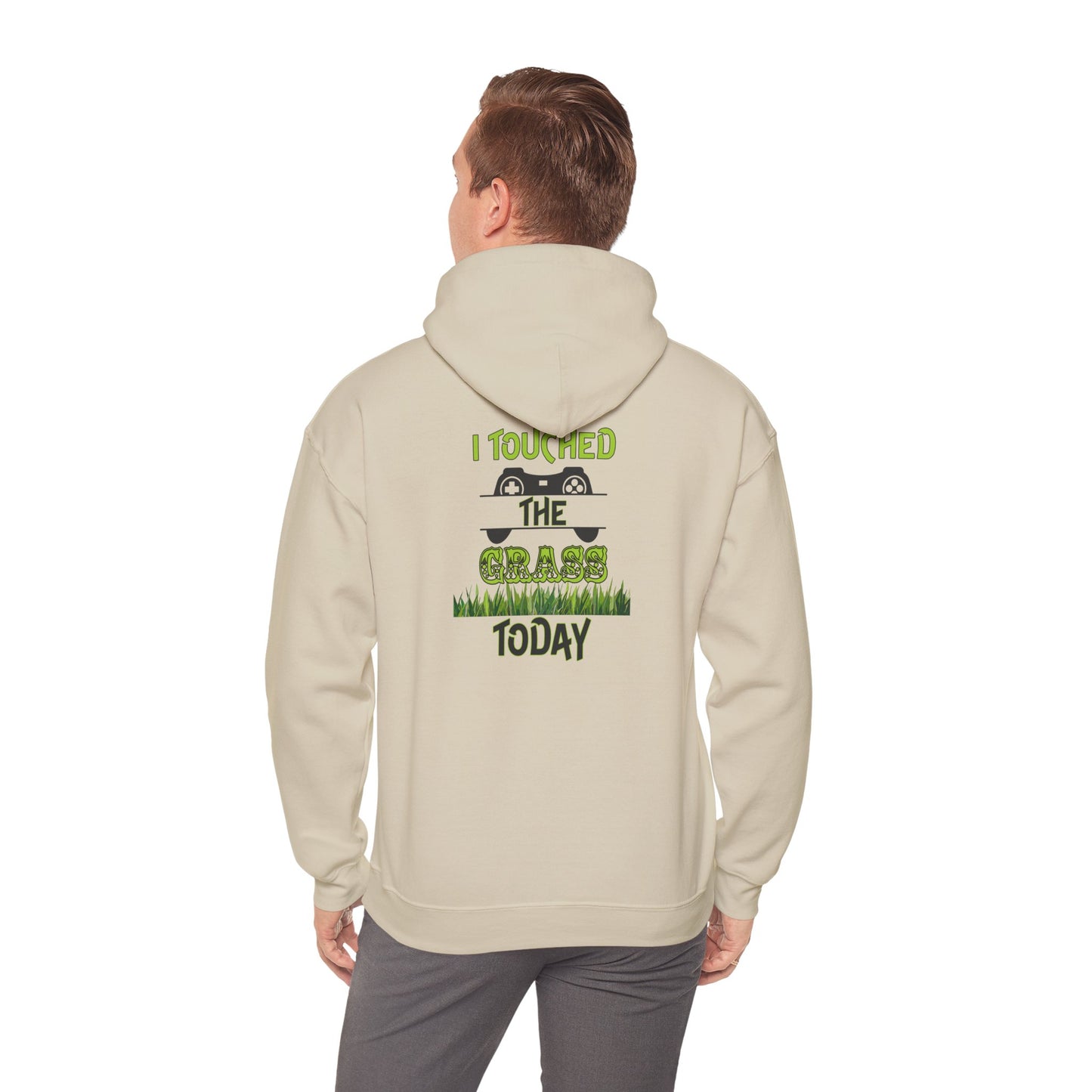 I Touched The Grass- Men's Heavy Blend™ Hoodie