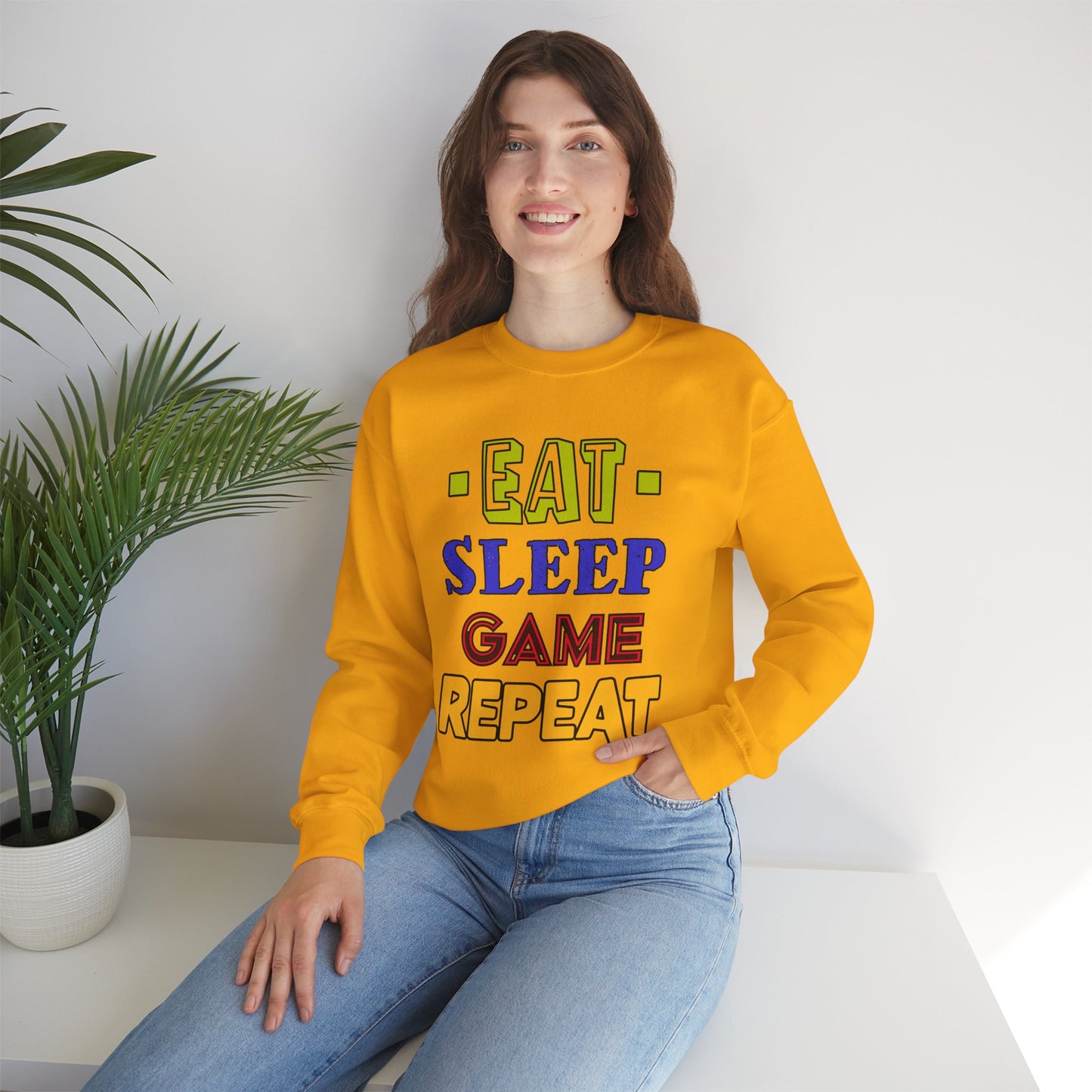 Eat Sleep Game Repeat- Women's  Sweatshirt