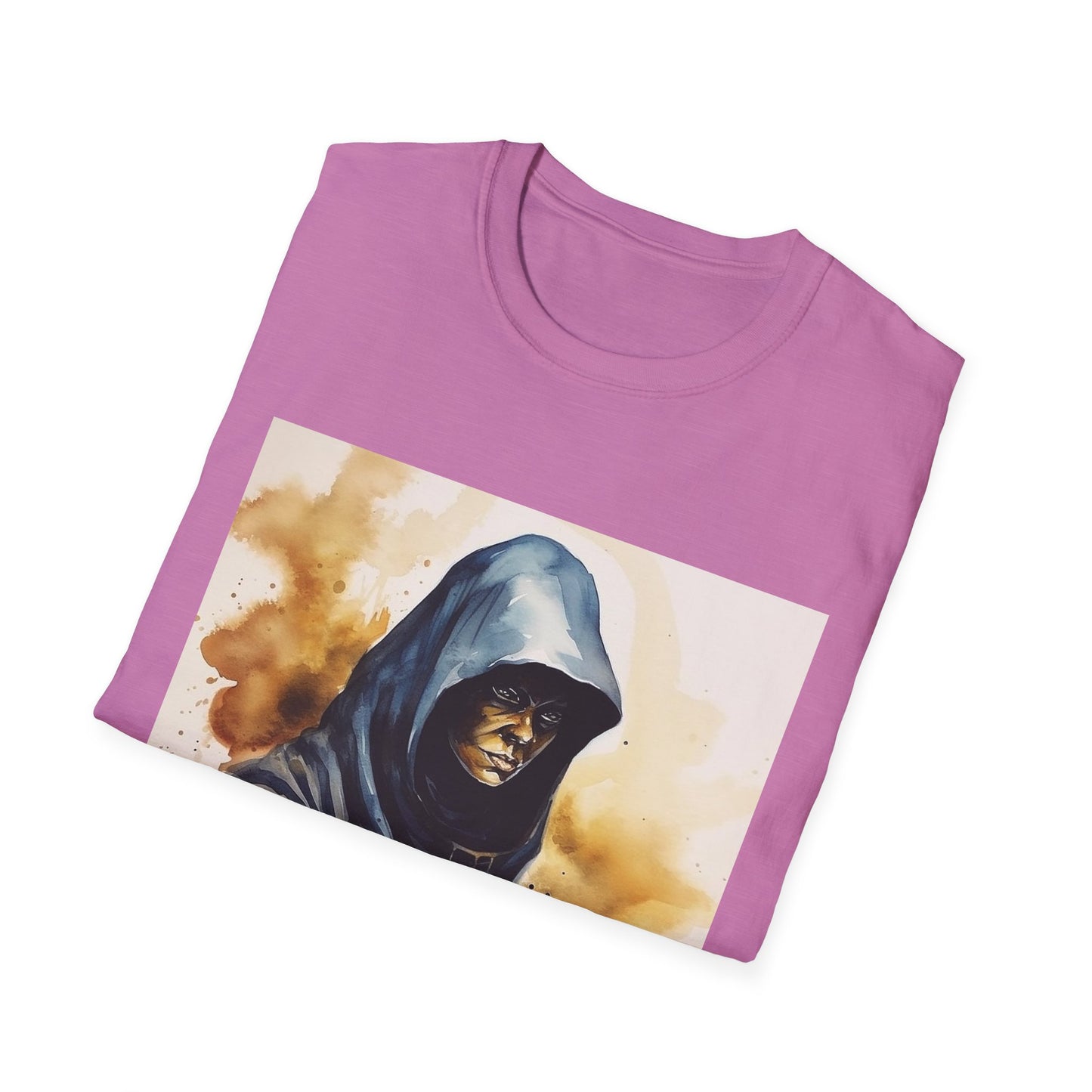 Hooded Figure- Women's Softstyle T-Shirt