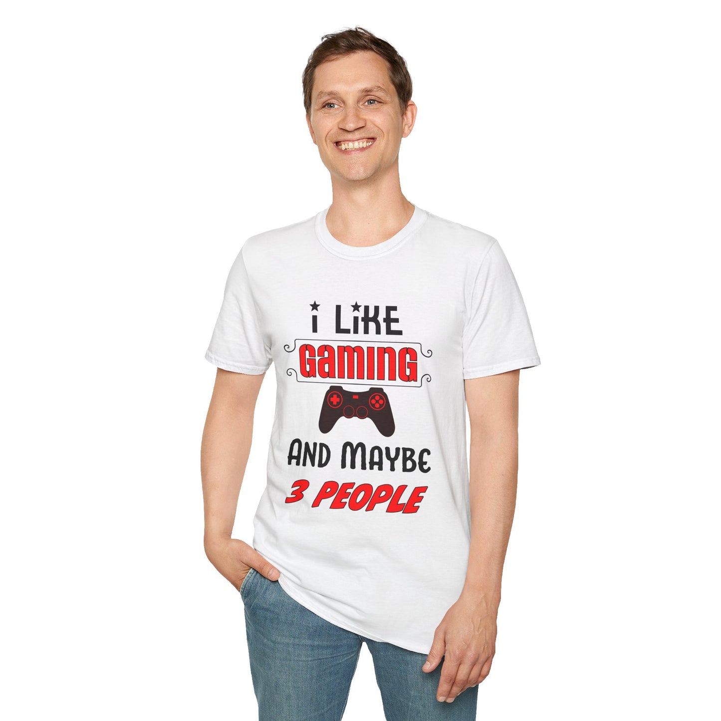 I Like Gaming- Men's Softstyle T-Shirt