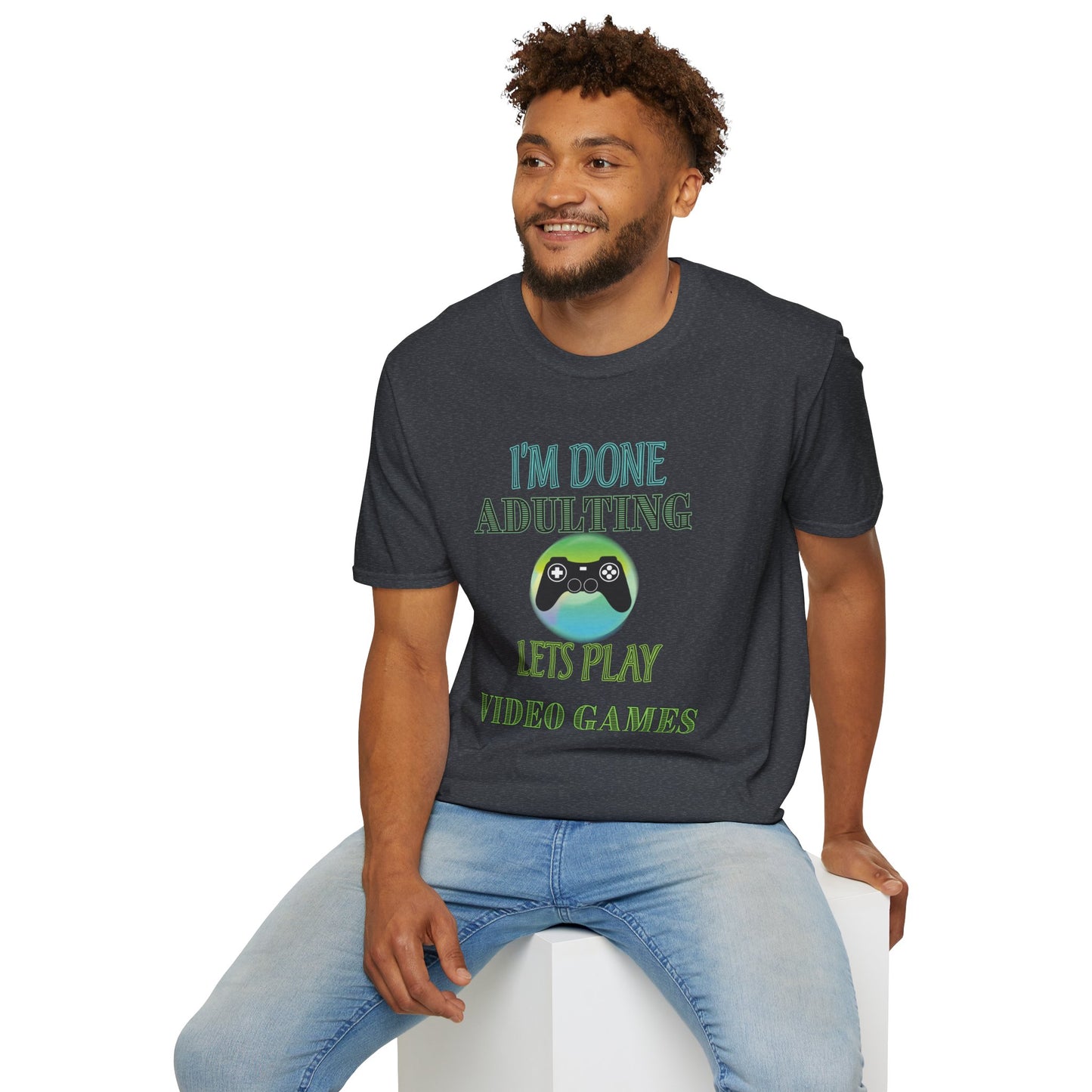 I'm Done Adulting- Men's Softstyle T-Shirt