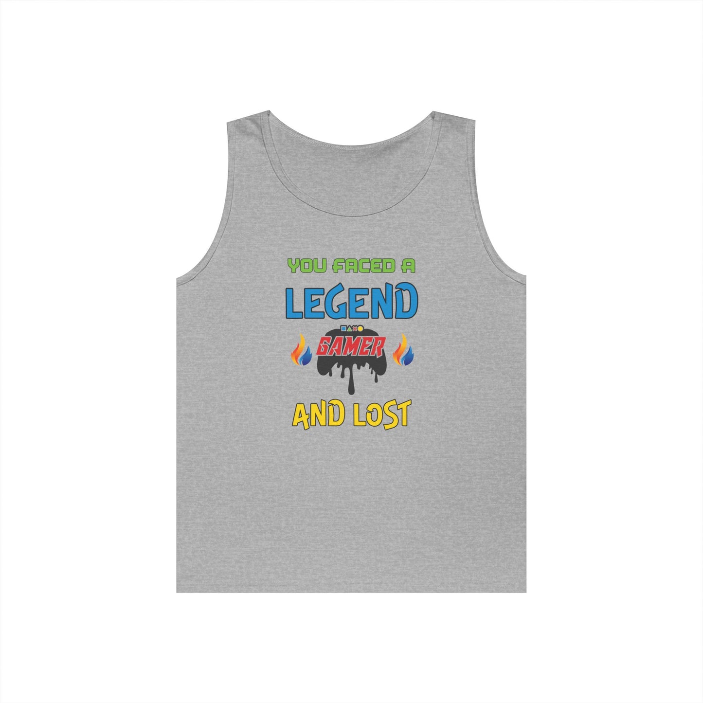 You Faced a Legend- Men's Cotton Tank Top