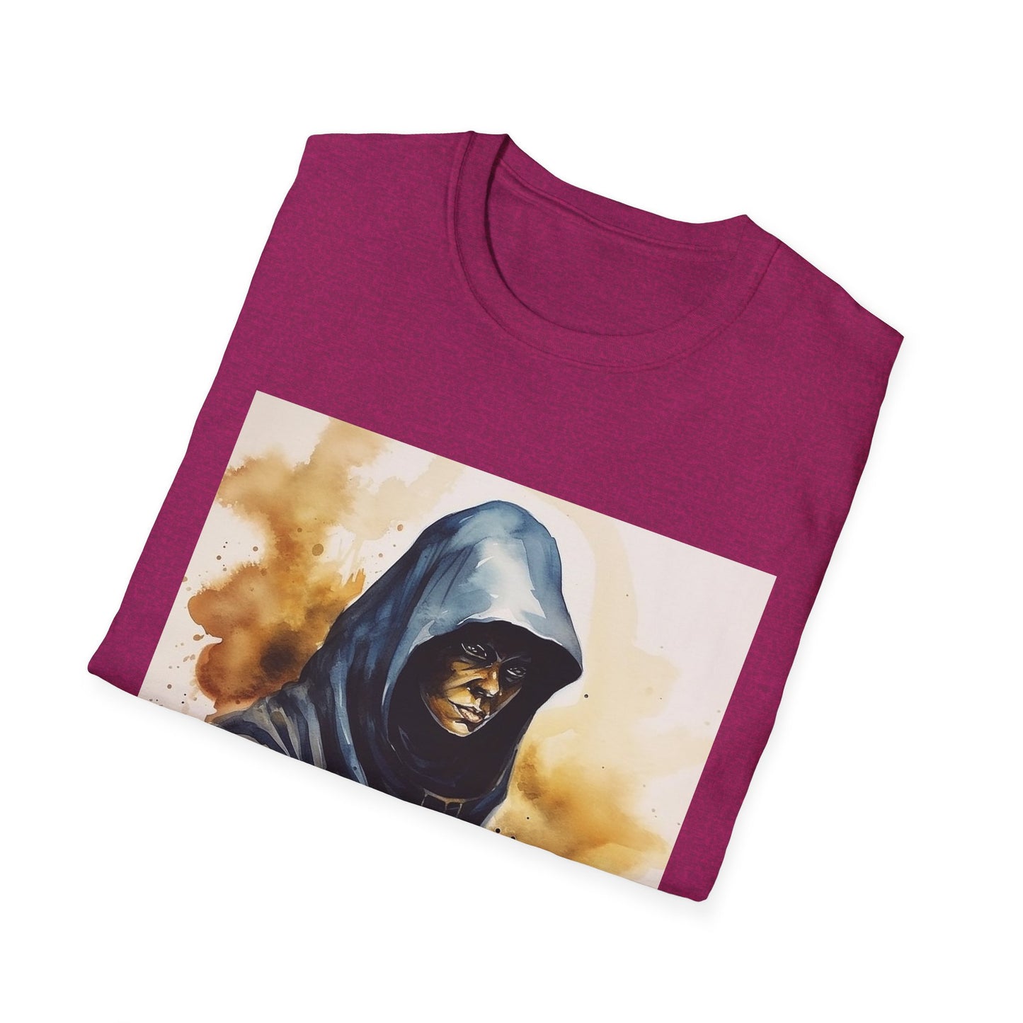 Hooded Figure- Women's Softstyle T-Shirt