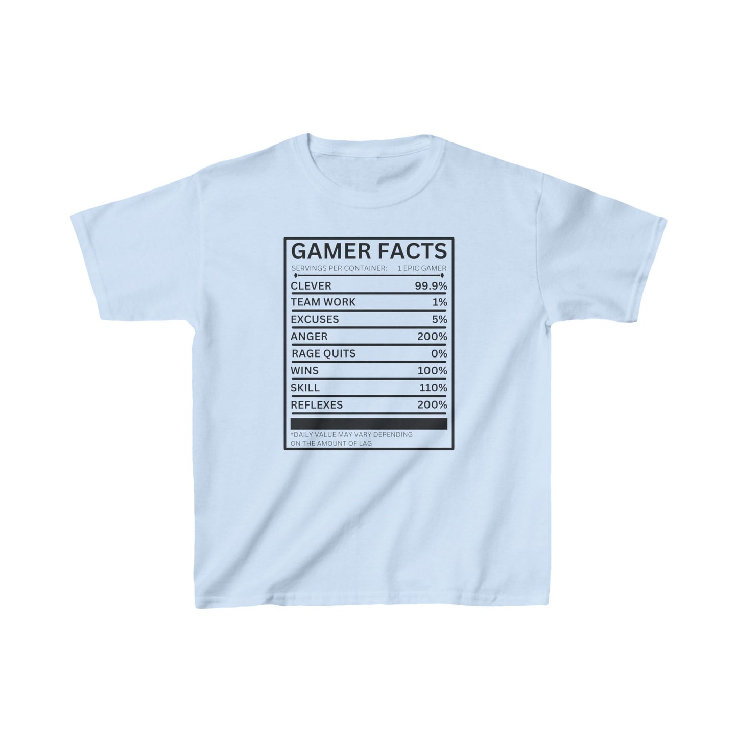 Gamer Facts- Kids Heavy Cotton™ Tee