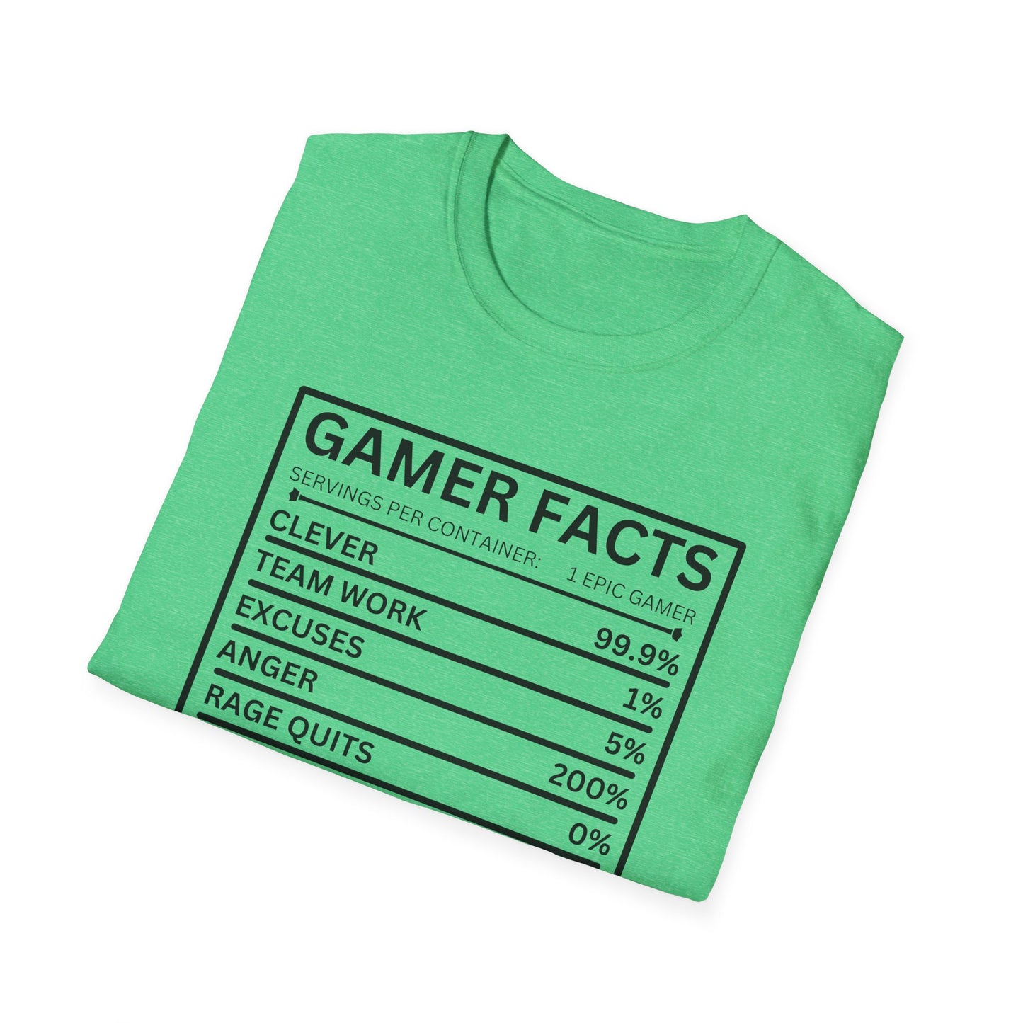 Gamer Facts- Women's Softstyle T-Shirt