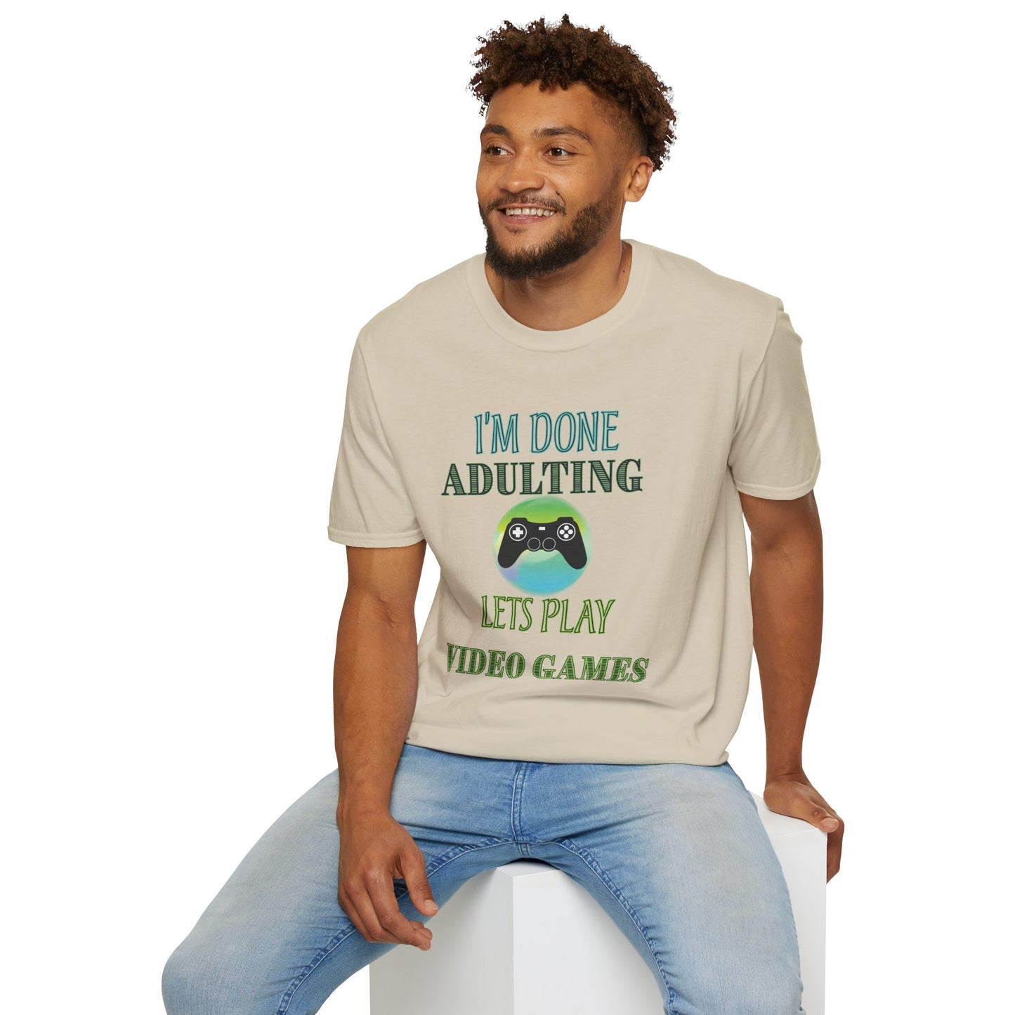 I'm Done Adulting- Men's Softstyle T-Shirt