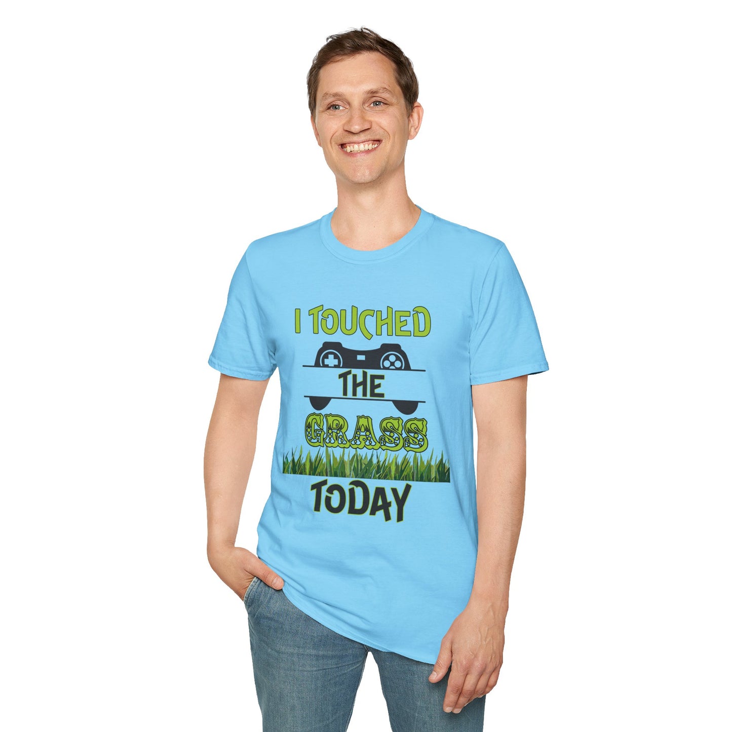 I Touched The Grass-  Men's Softstyle T-Shirt