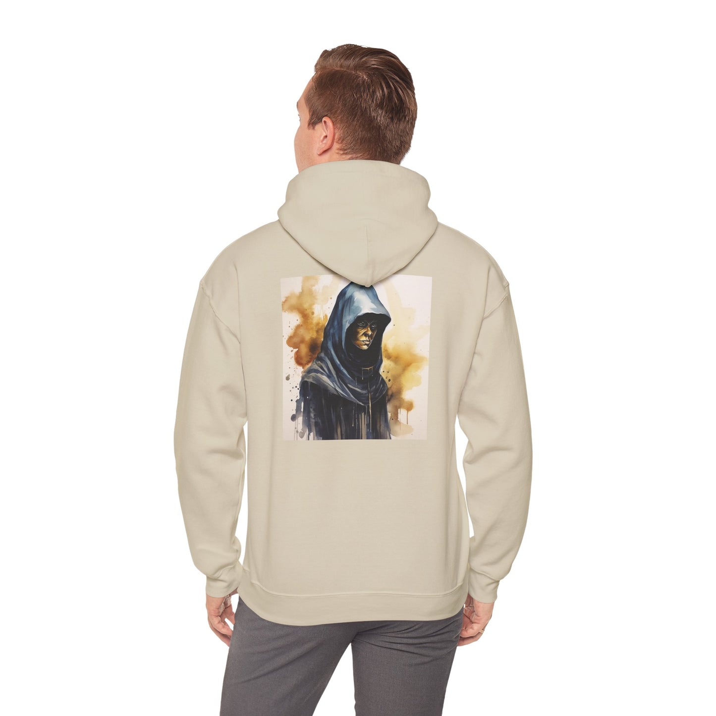 Hooded Figure- Men's Heavy Blend™ Hoodie