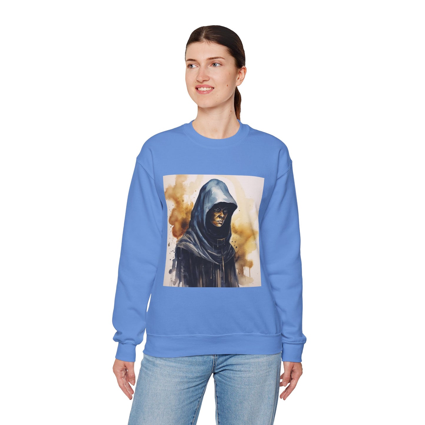 Hooded Figure- Women's Sweatshirt