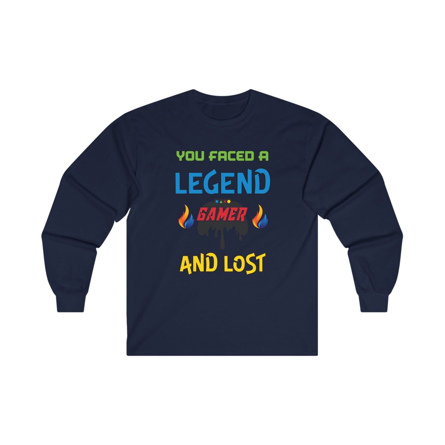 You Faced a Legend- Men's Long Sleeve Tee