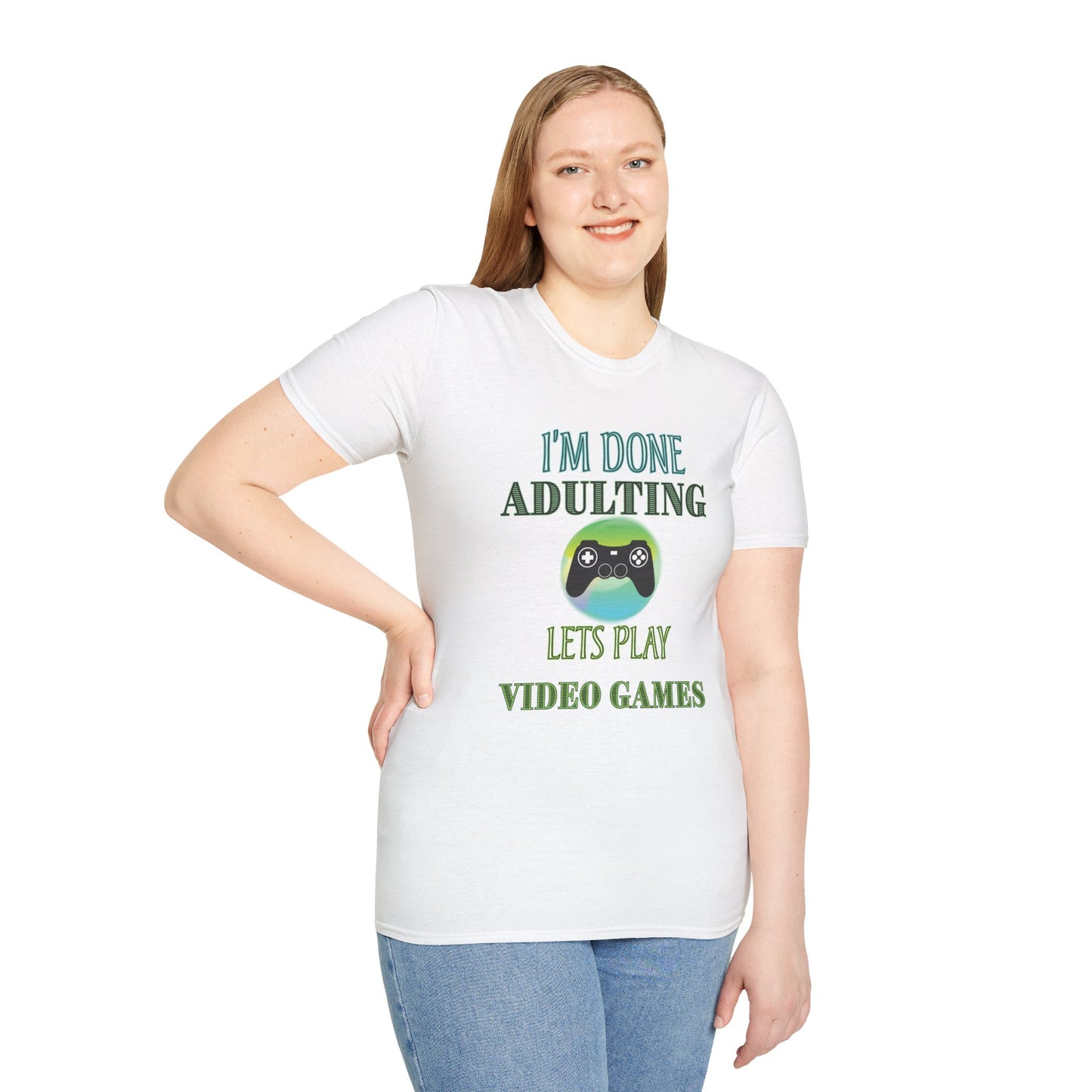 I'm Done Adulting- Women's Softstyle T-Shirt