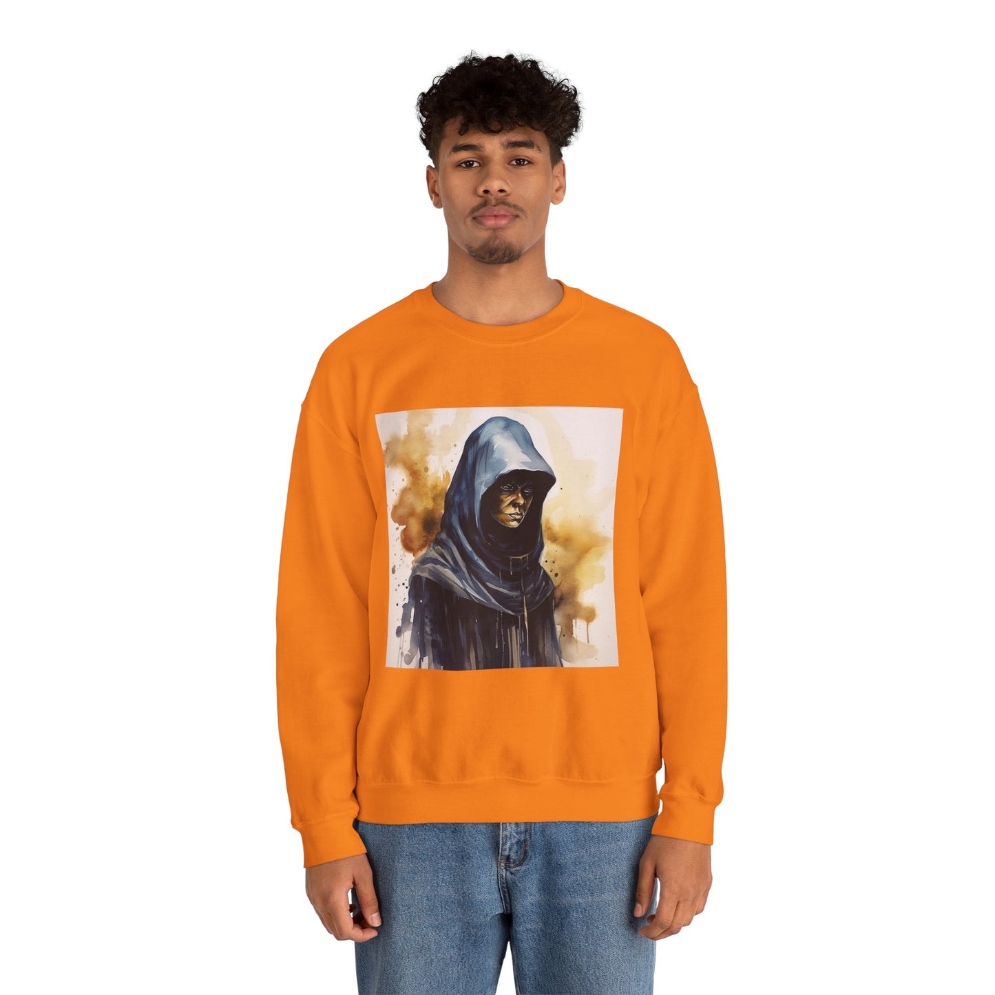 Hooded Figure- Men's Sweatshirt