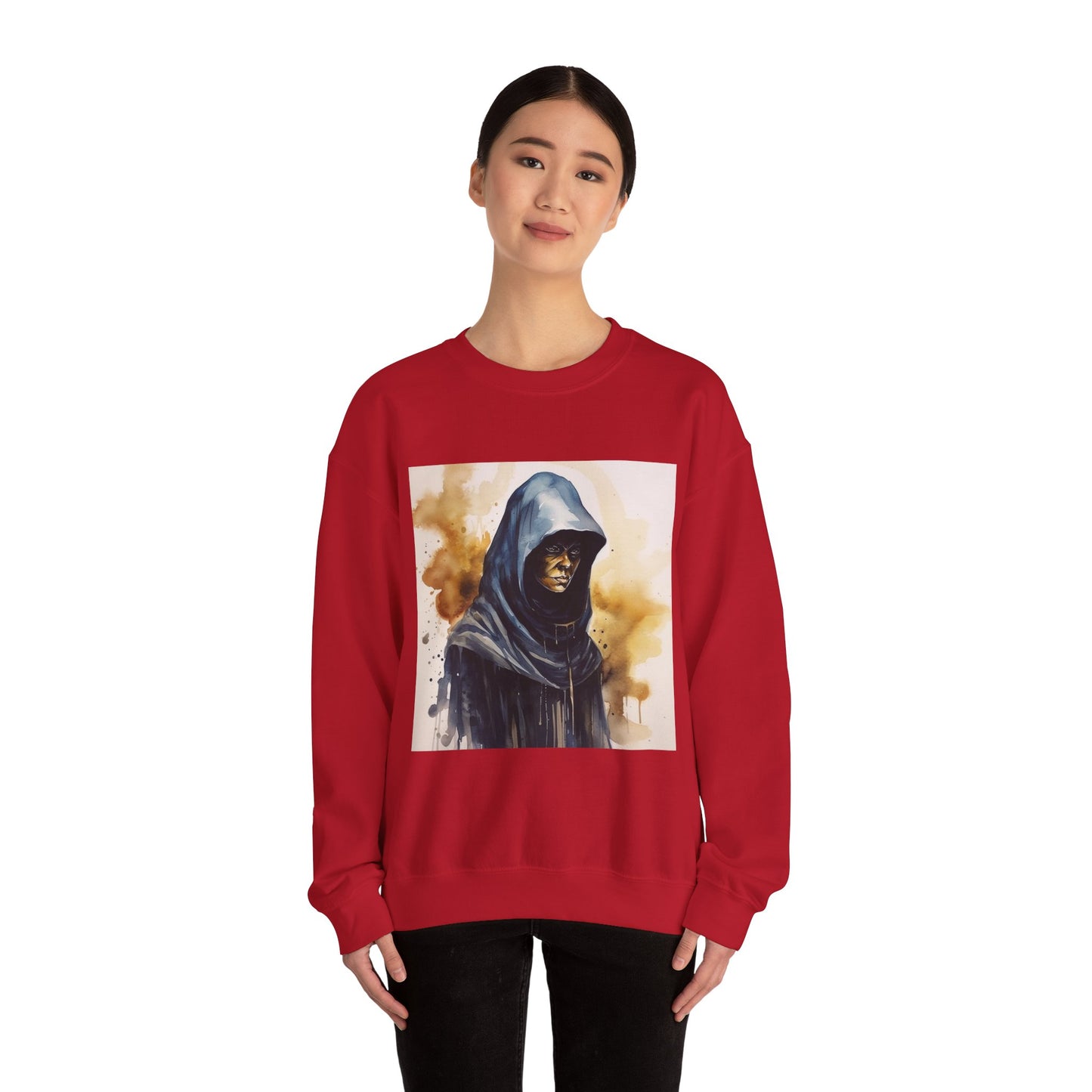 Hooded Figure- Women's Sweatshirt