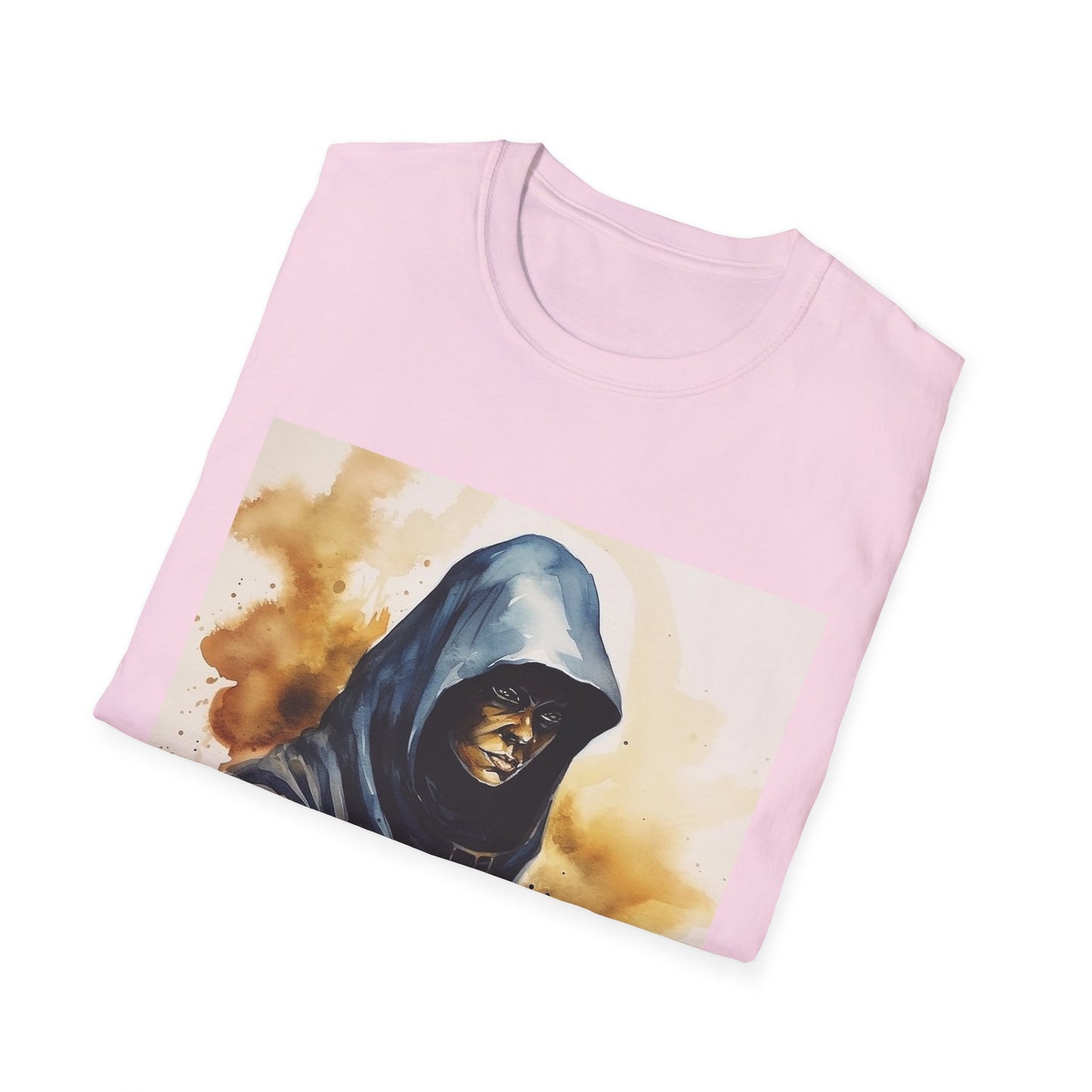 Hooded Figure- Women's Softstyle T-Shirt