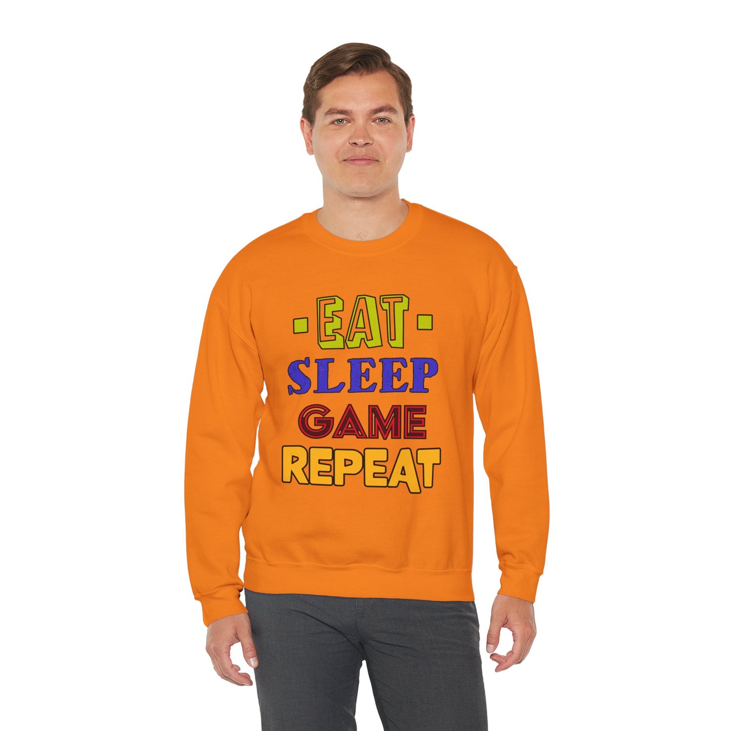 Eat Sleep Game Repeat- Men's Sweatshirt