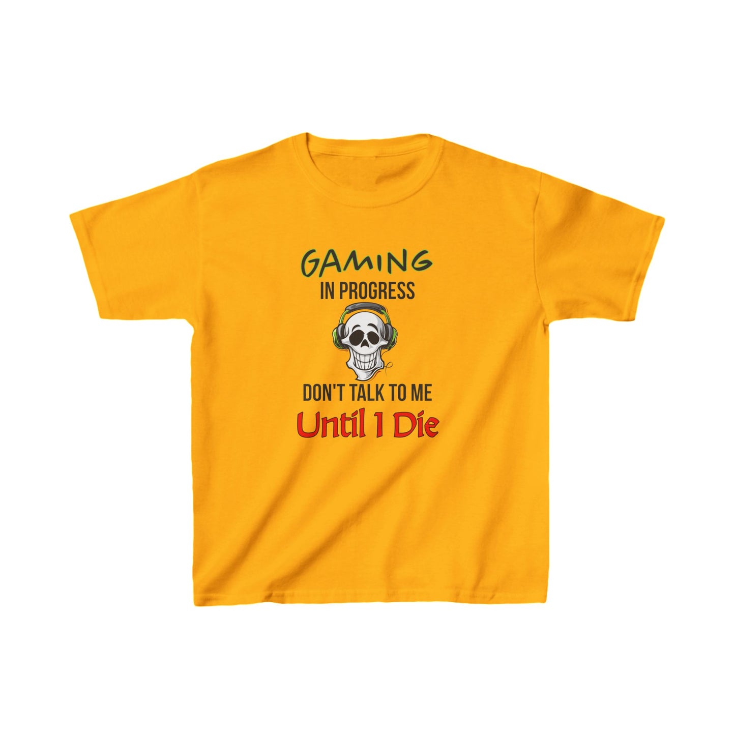 Gaming In Progress- Kids Heavy Cotton™ Tee