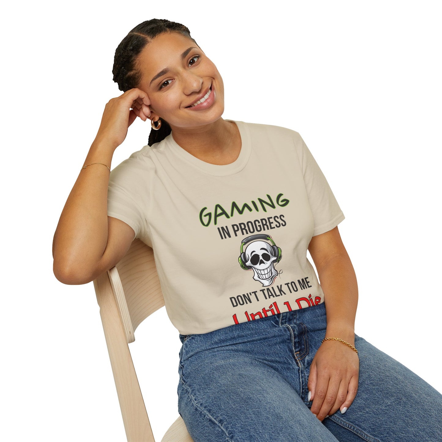 Gaming In Progress- Women's Softstyle T-Shirt