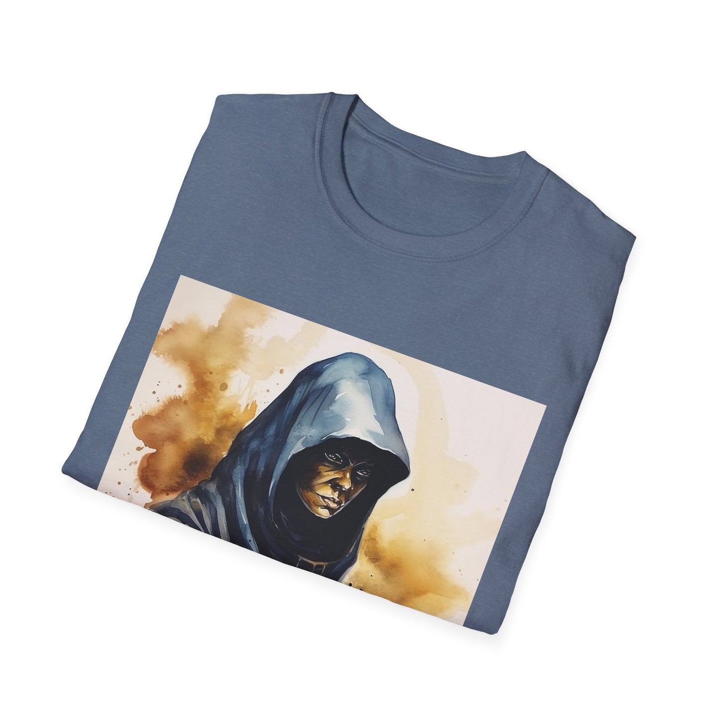 Hooded Figure- Women's Softstyle T-Shirt