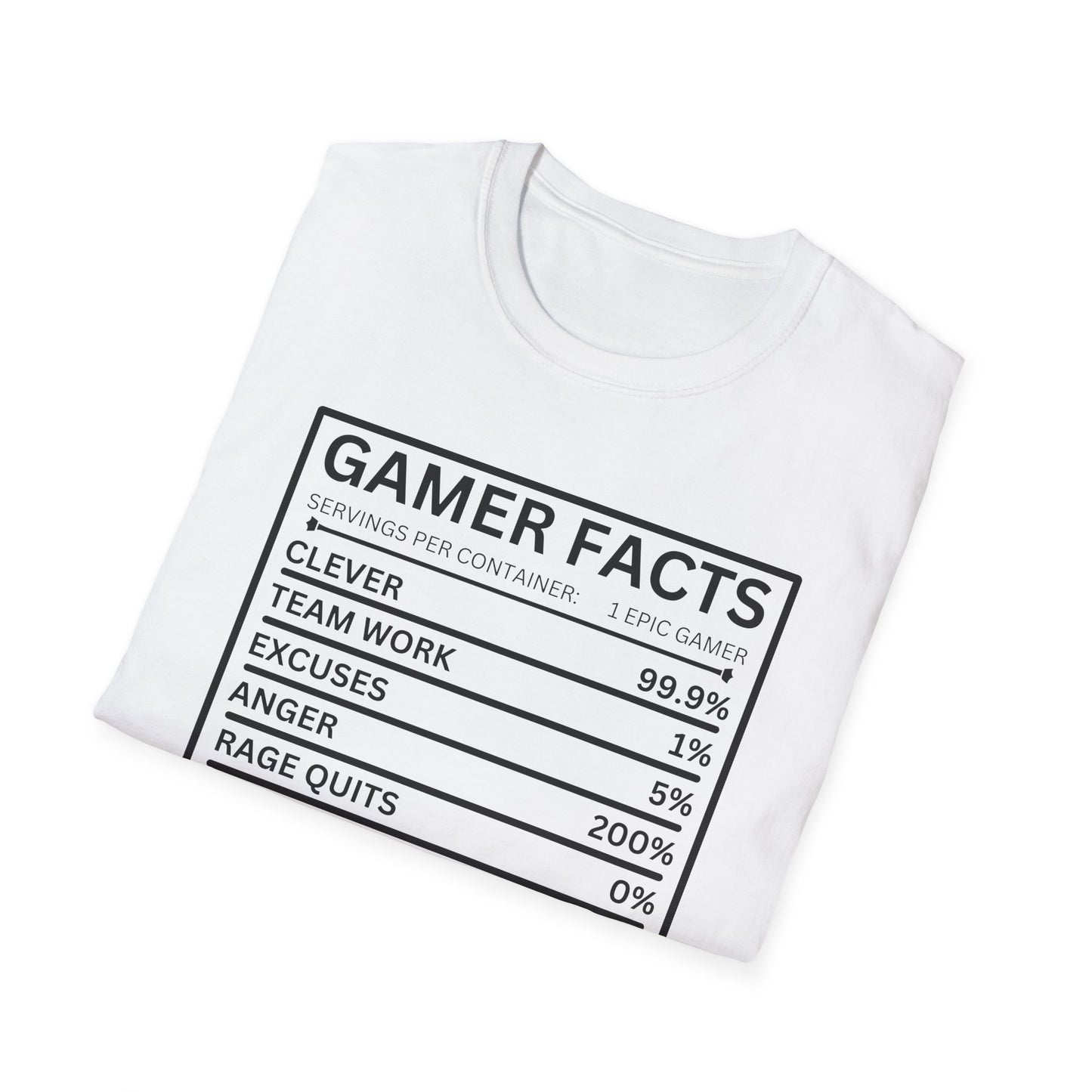 Gamer Facts- Men's Softstyle T-Shirt