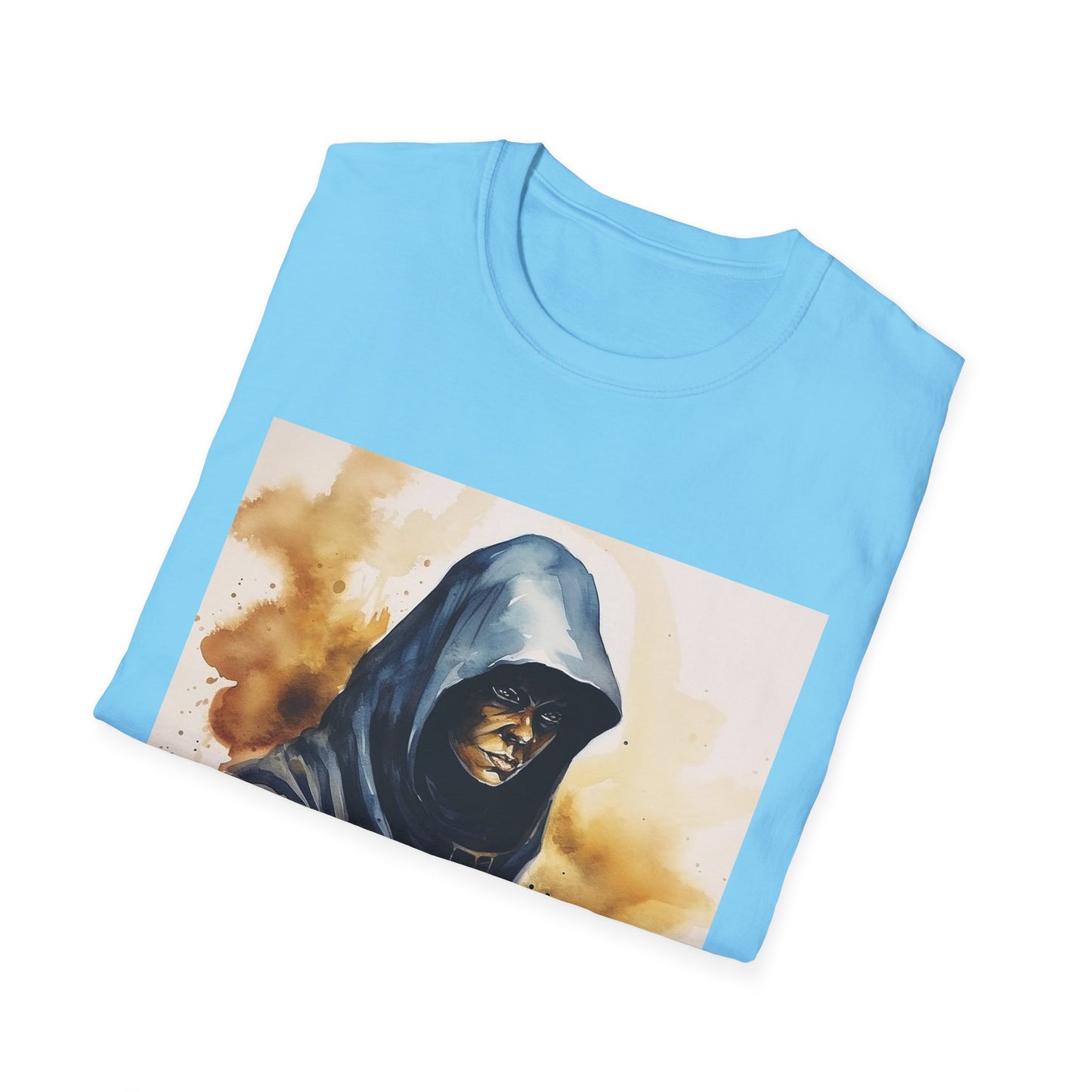 Hooded Figure- Men's Softstyle T-Shirt