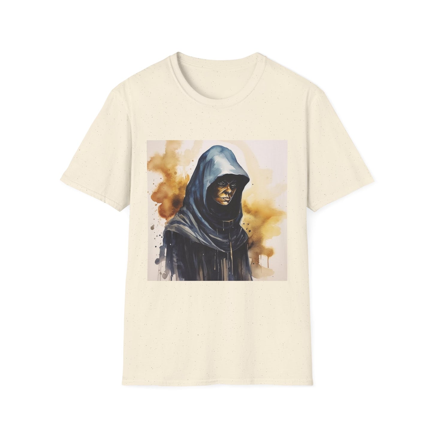 Hooded Figure- Men's Softstyle T-Shirt