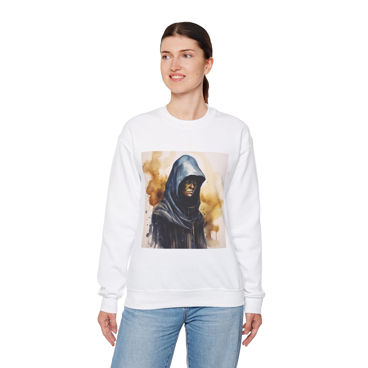 Hooded Figure- Women's Sweatshirt