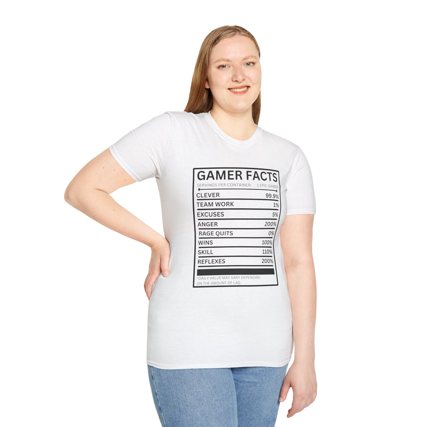 Gamer Facts- Women's Softstyle T-Shirt