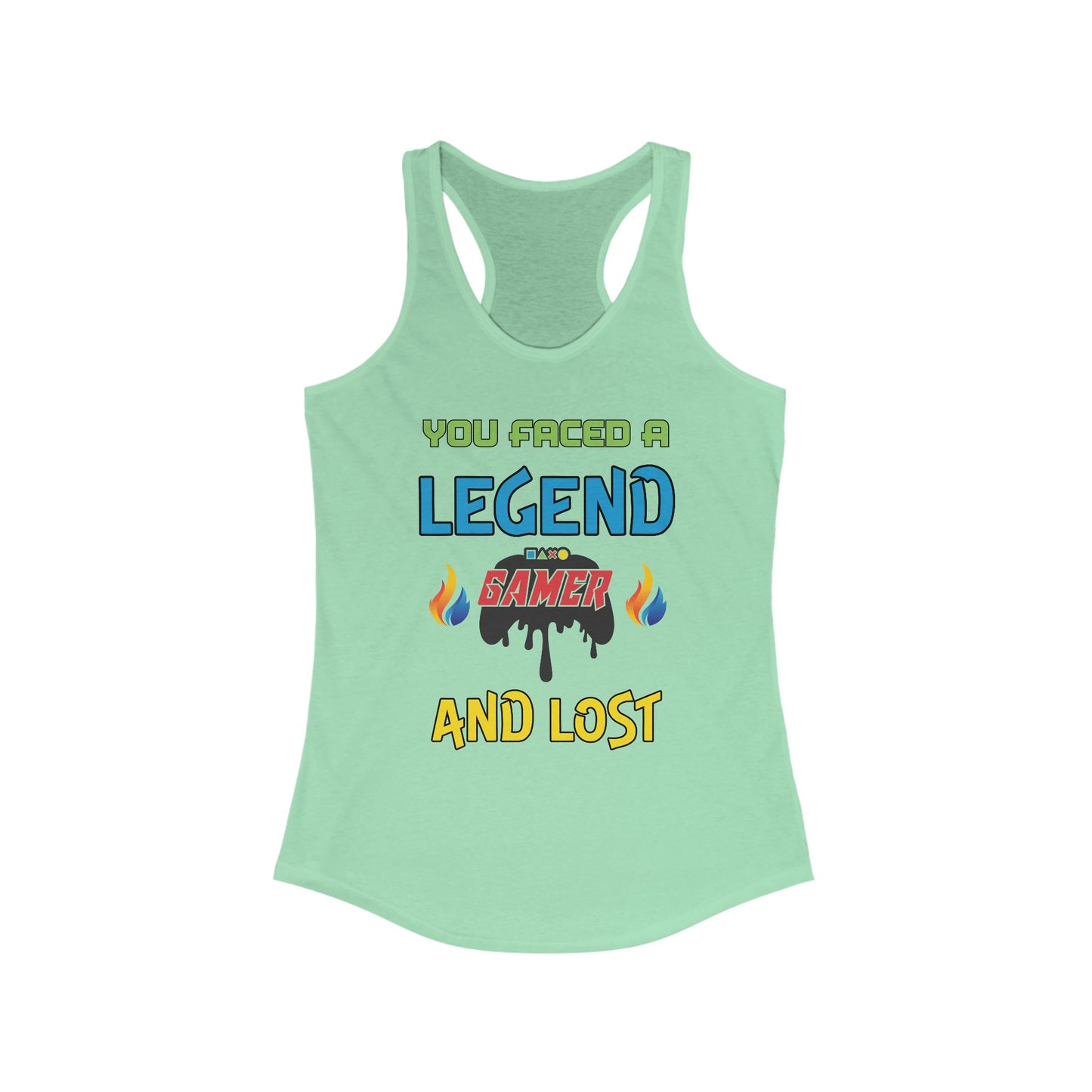 You Faced a Legend- Women's Racerback Tank